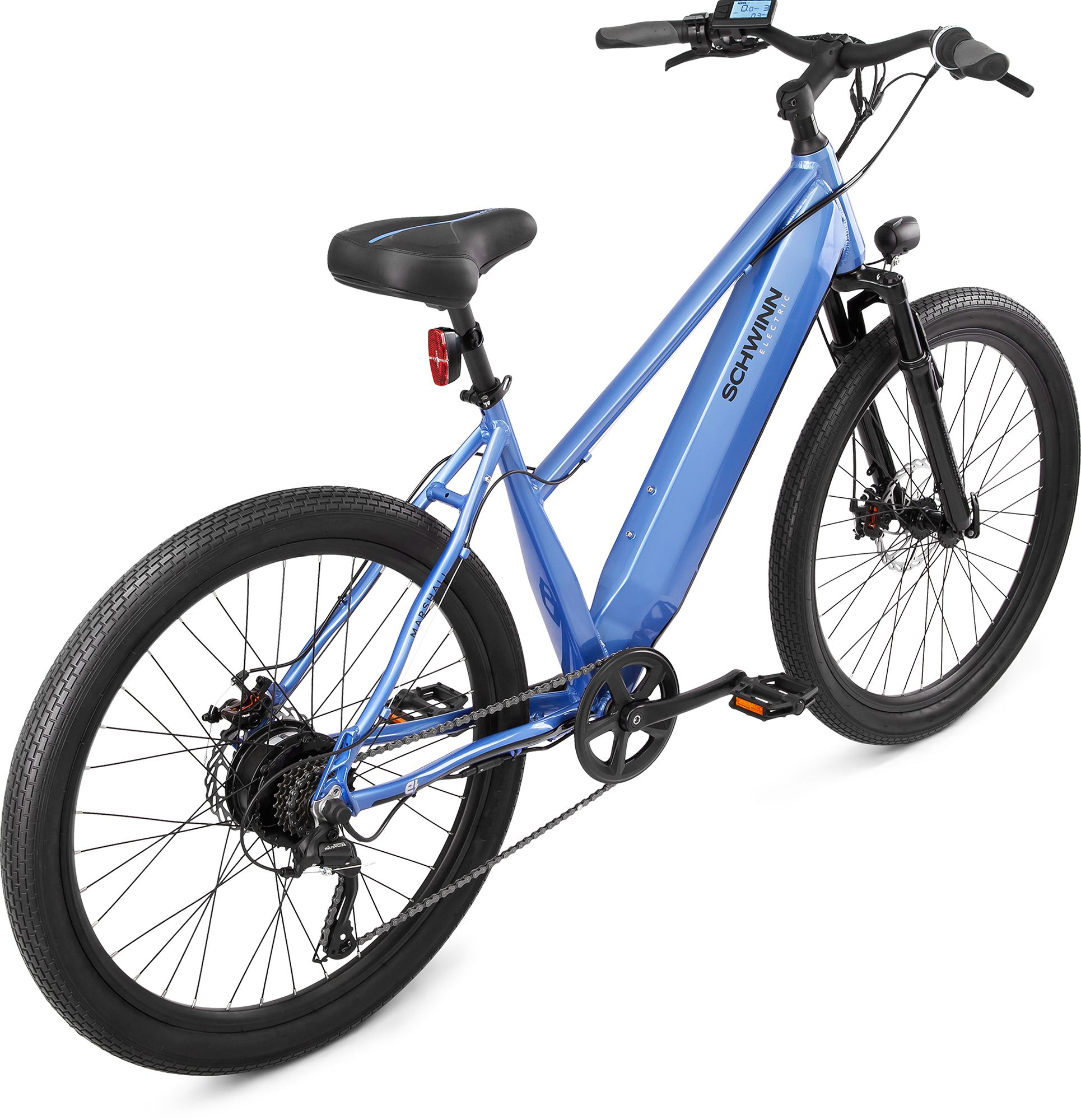 Schwinn Adult Marshall 27.5” Step-Thru Electric Hybrid Bike product image