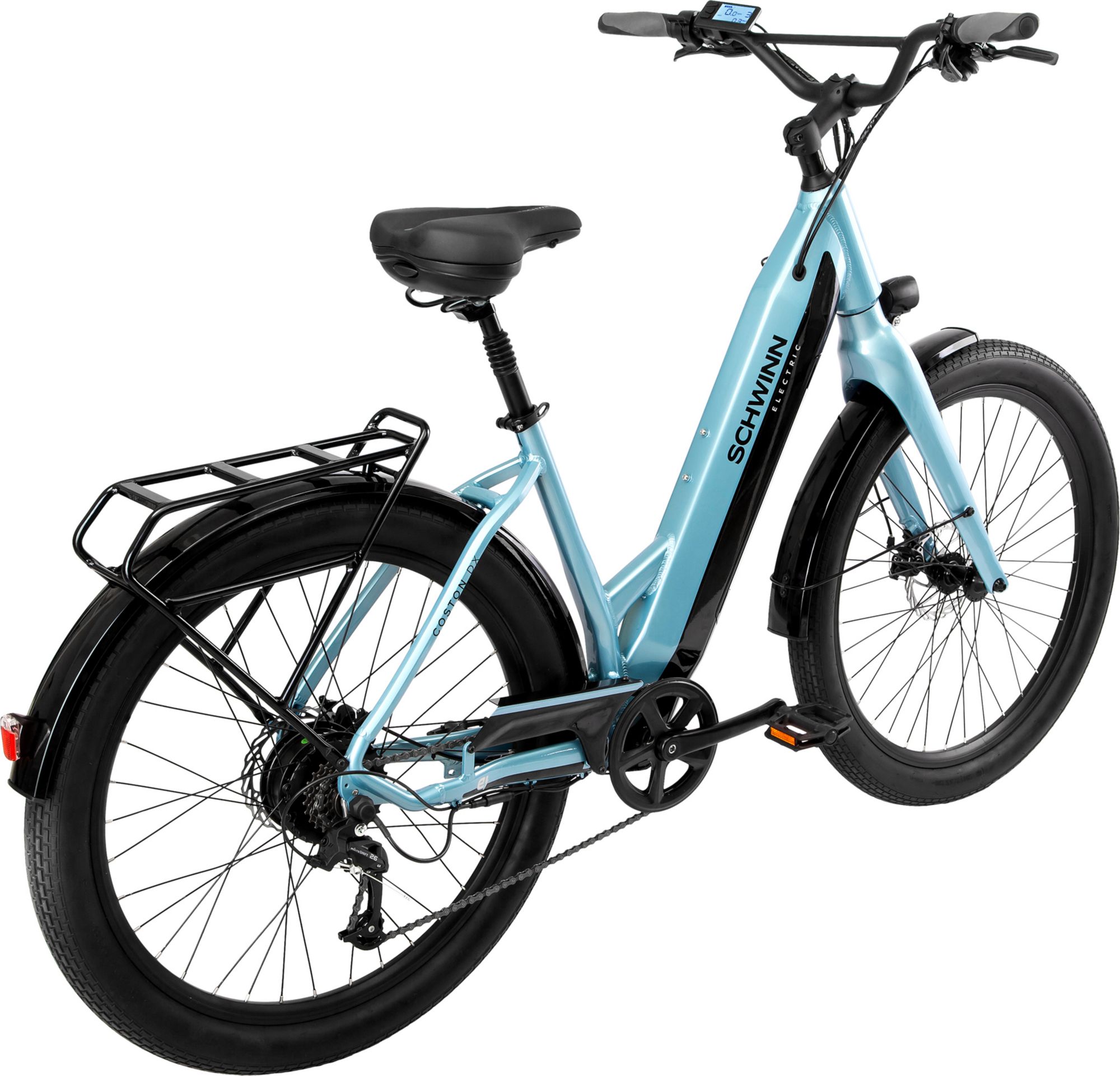 Schwinn Adult Coston 27.5” DX Step-Thru Electric Hybrid Bike product image