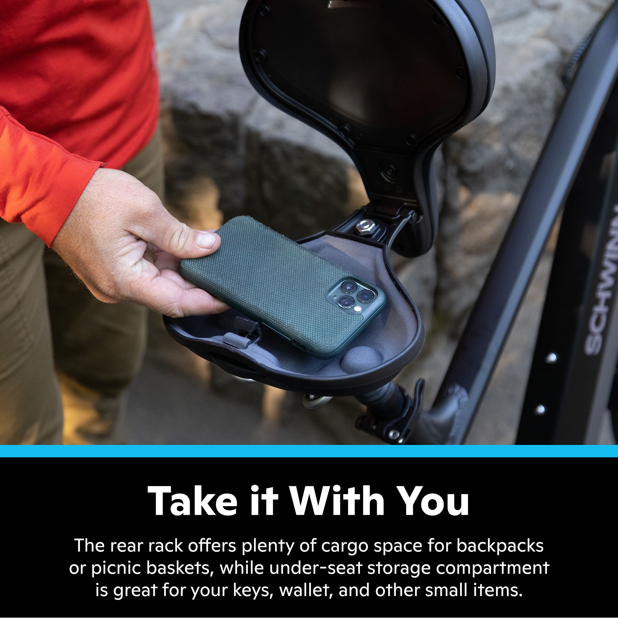 Schwinn Adult Coston 27.5” DX Step-Thru Electric Hybrid Bike product image