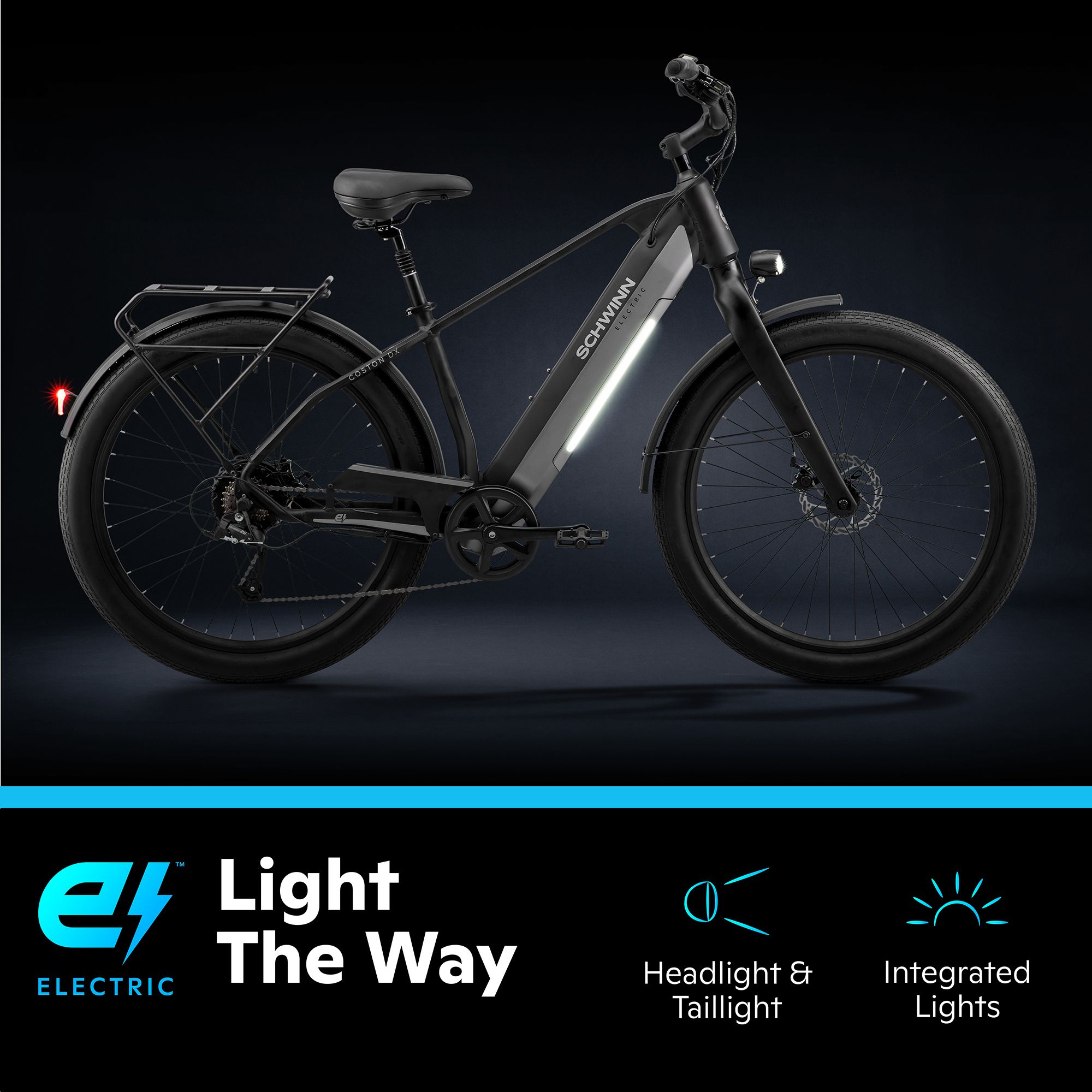 Schwinn Adult Coston 27.5” DX Electric Hybrid Bike product image