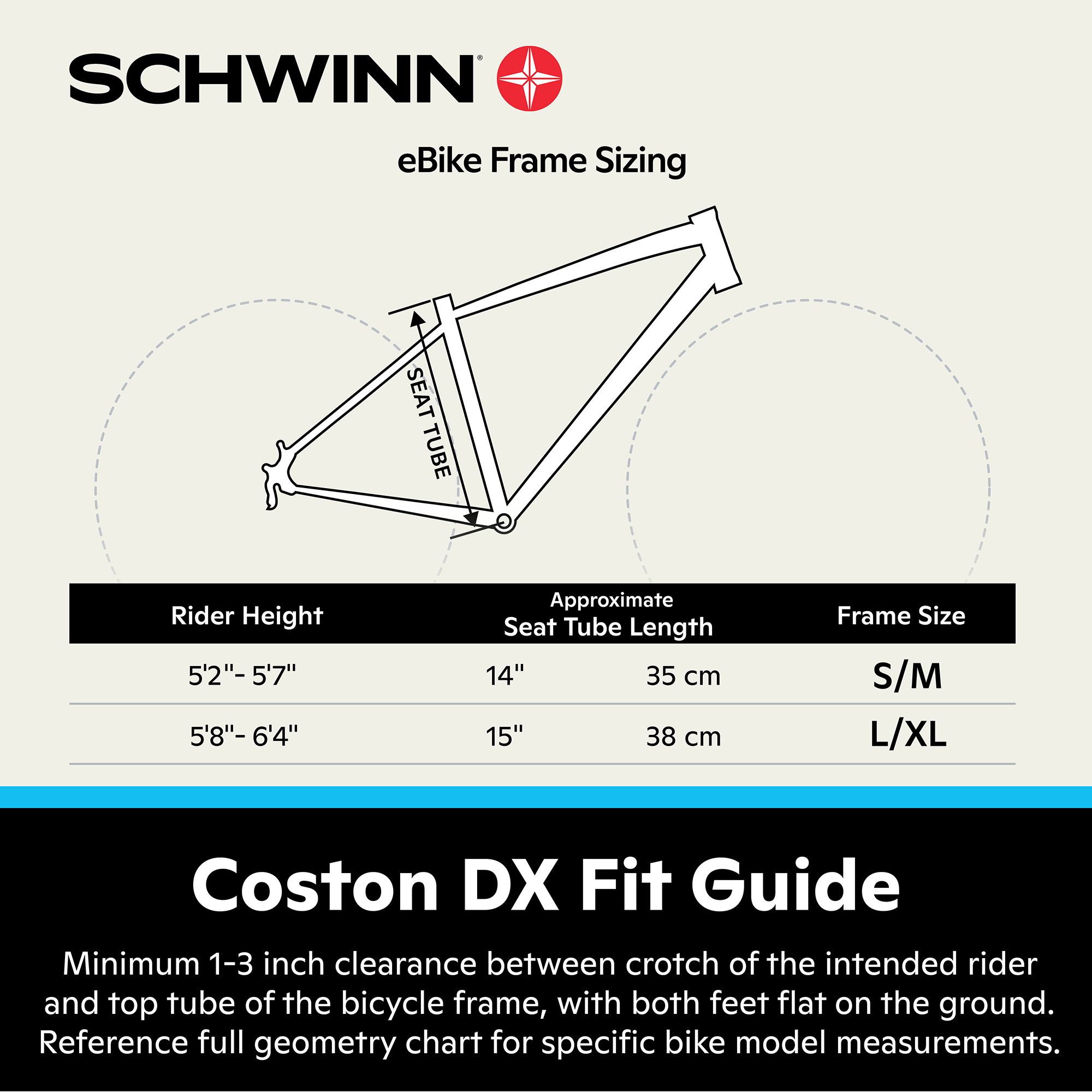Schwinn Adult Coston 27.5” DX Electric Hybrid Bike product image