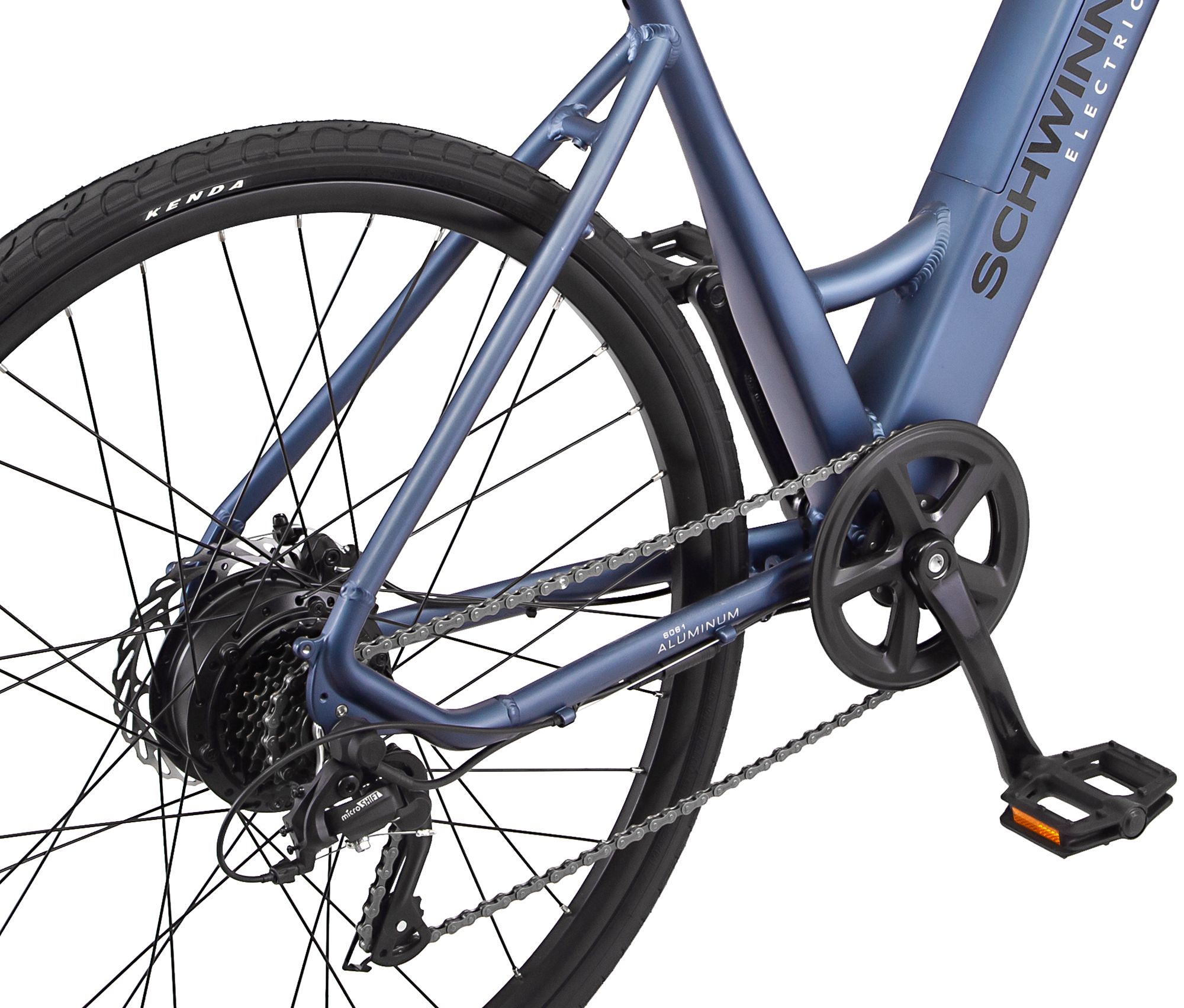 Schwinn Adult 700c Ingersoll Electric Hybrid Throttle Bike product image