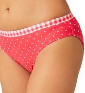 Free Country Women's Polka Dot/Gingham Ruffle Bikini Bottom product image