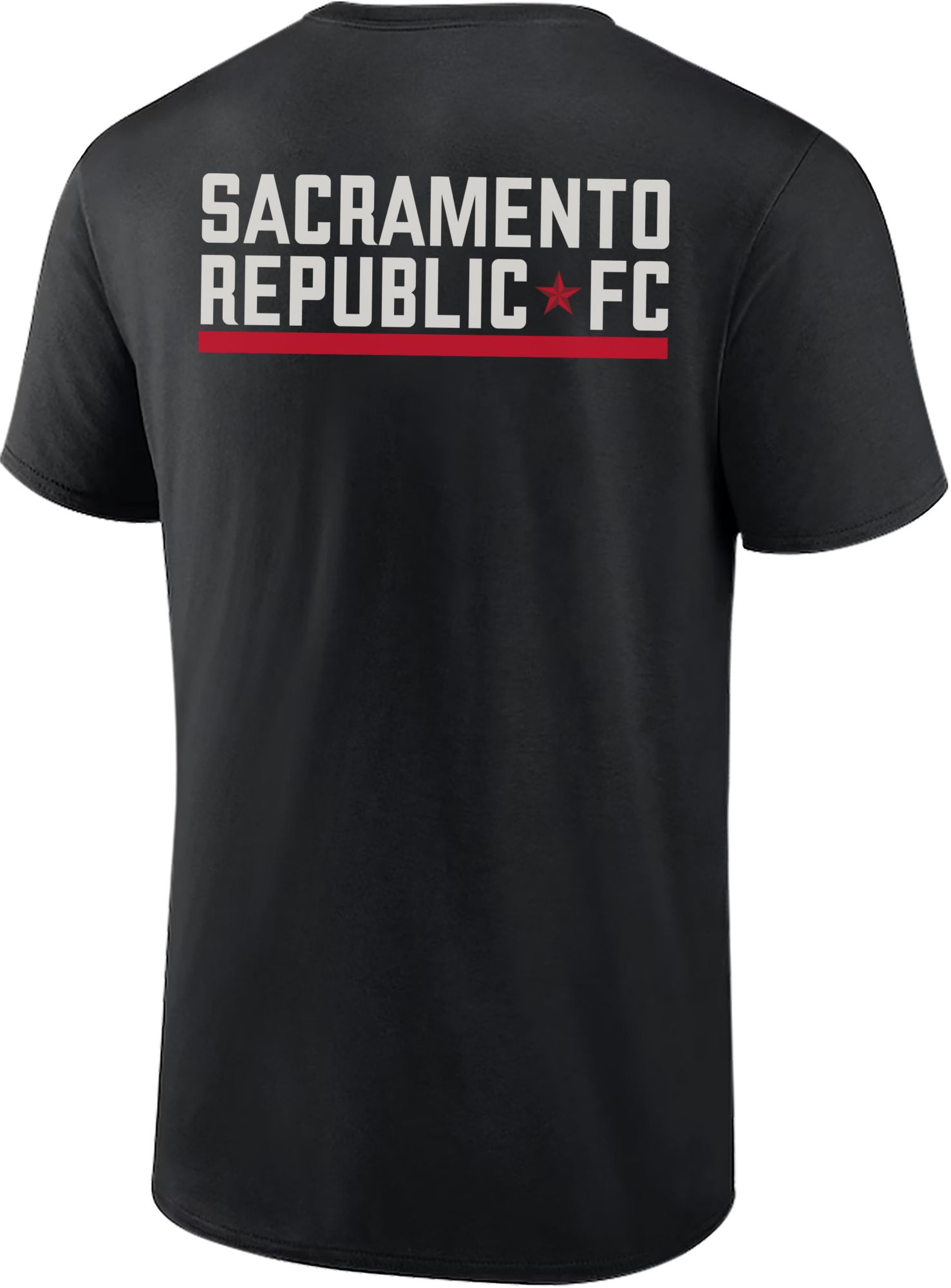 Icon Sports Group Men's Sacramento Republic FC 2-Hit Black T-Shirt product image