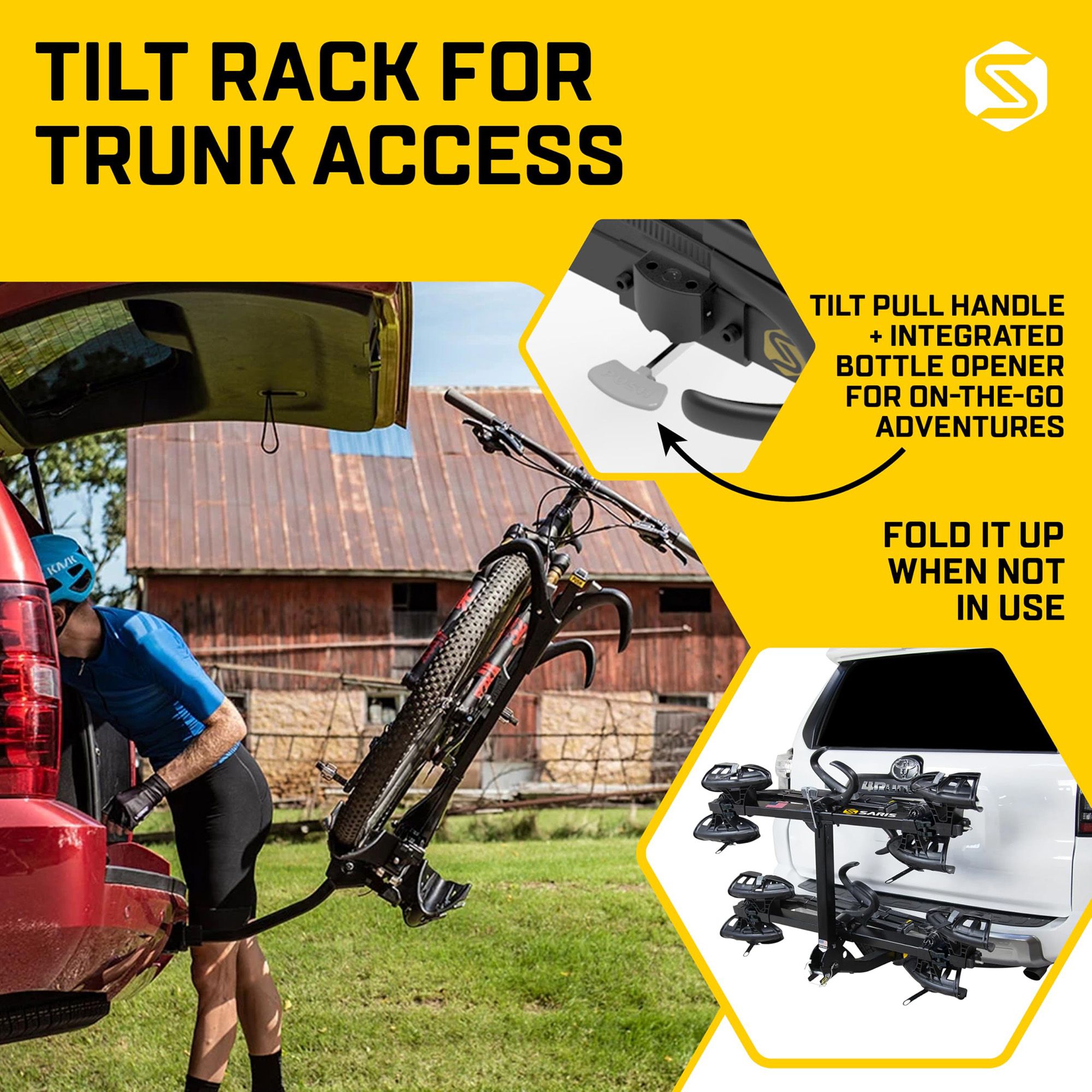 Saris SuperClamp G3 Platform Hitch 4-Bike Rack product image