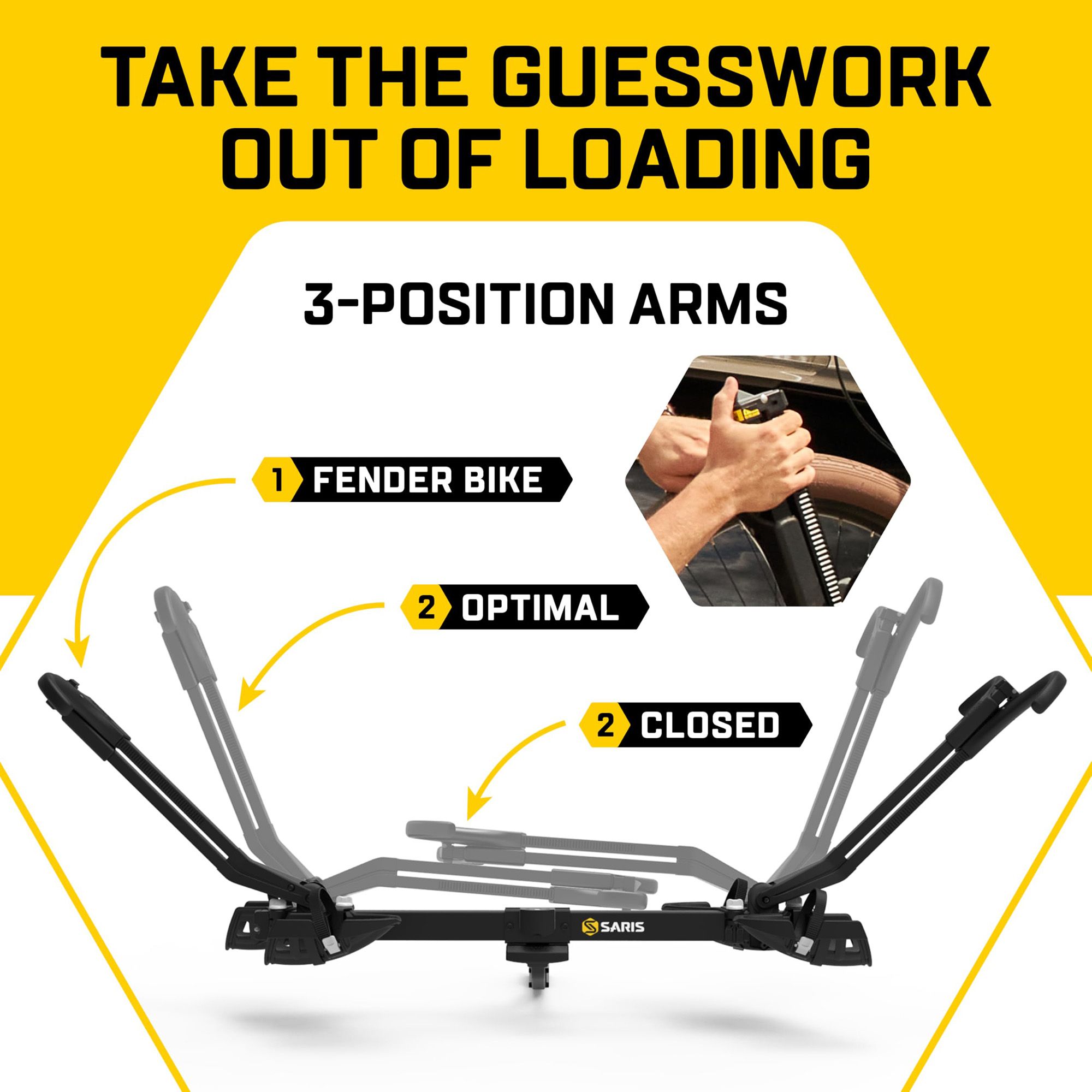 Saris SuperClamp G3 Platform Hitch 4-Bike Rack product image