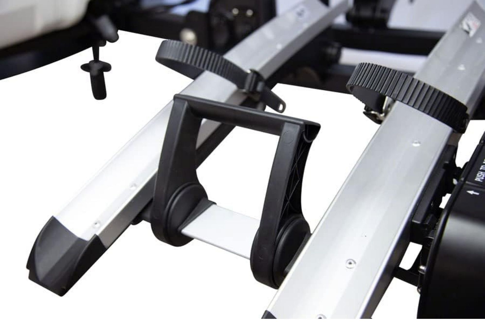 Saris Door County 2-Bike Motorized Hitch Rack with Electric Lift and Rear Lights product image