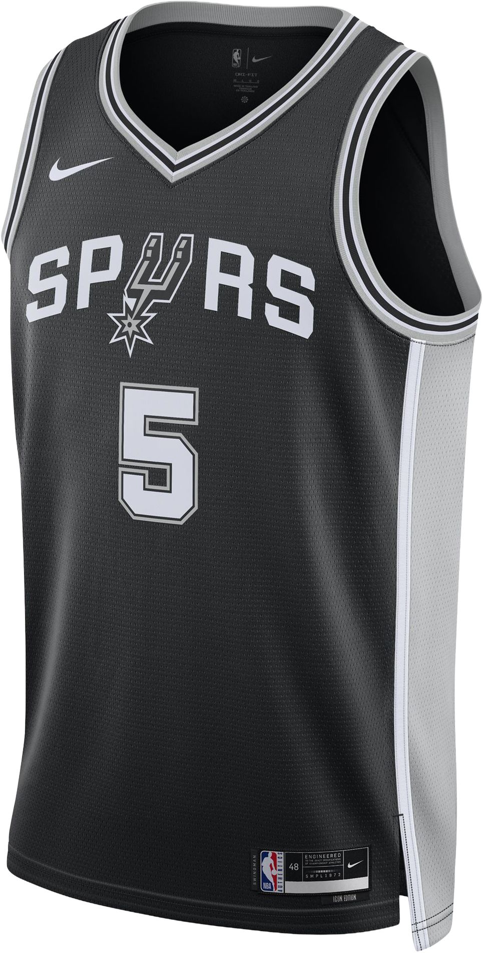 Nike Adult San Antonio Spurs Stephon Castle #5 Swingman Icon Jersey product image