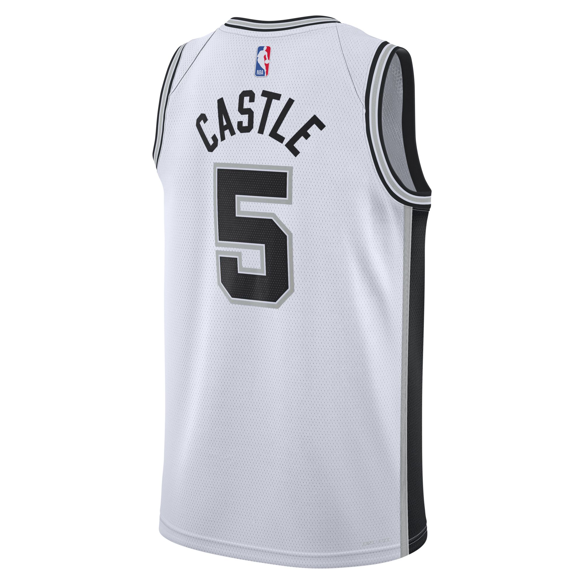 Nike Youth San Antonio Spurs Stephon Castle #5 Swingman Association Jersey product image