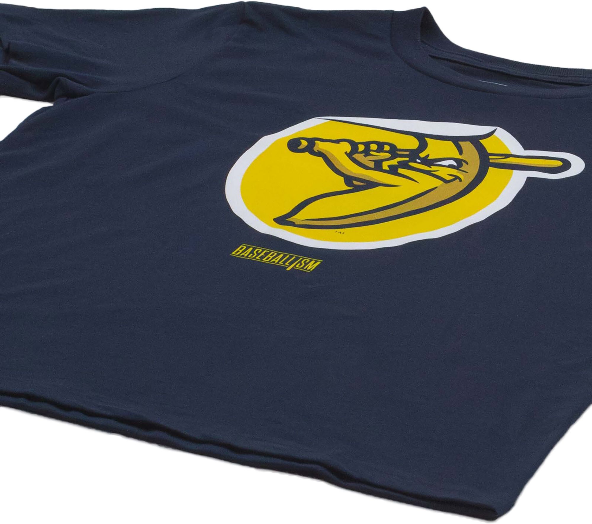 Baseballism Youth Savannah Bananas Navy Sticker T-Shirt product image