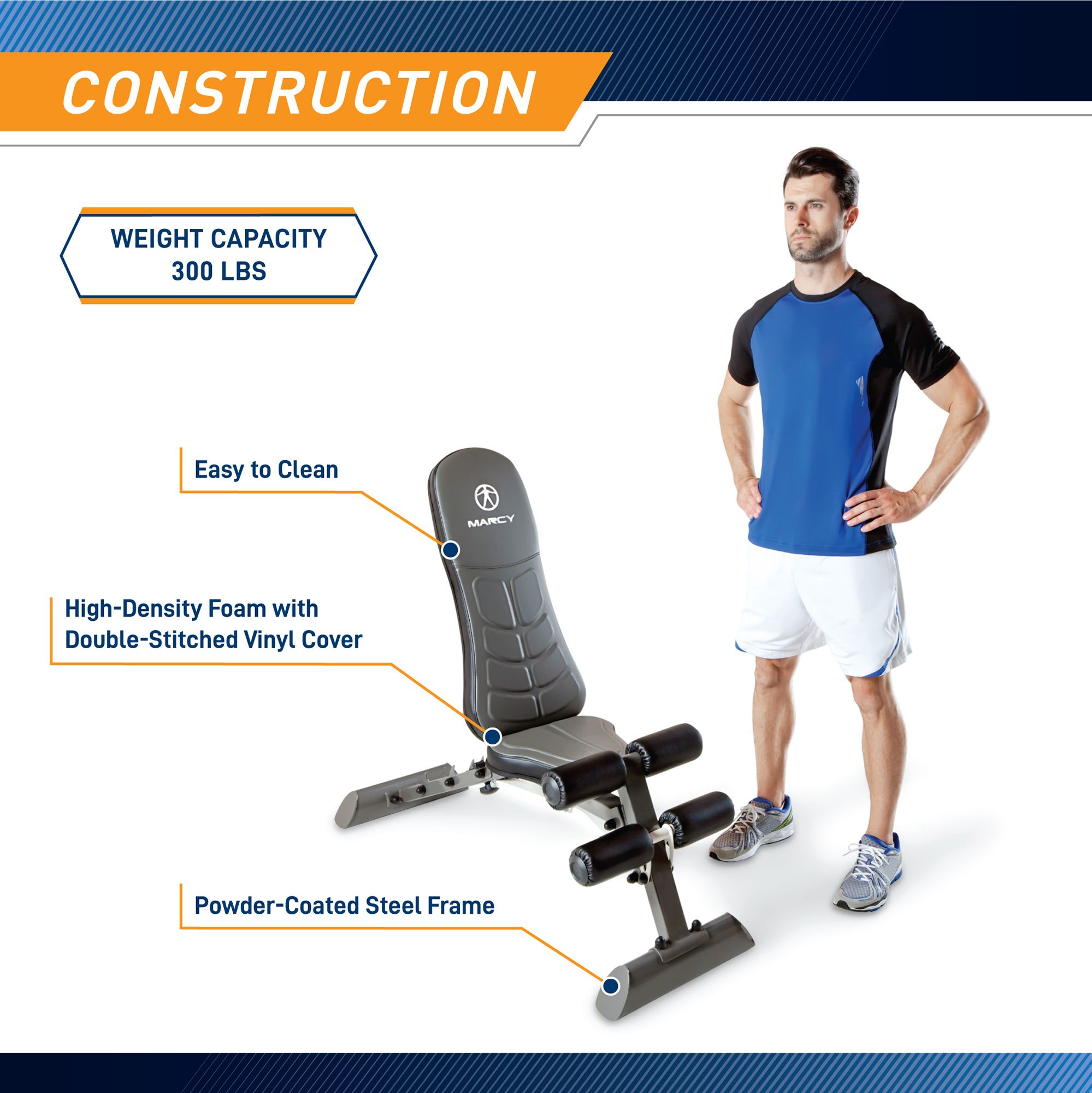 Marcy Deluxe Utility Weight Bench product image