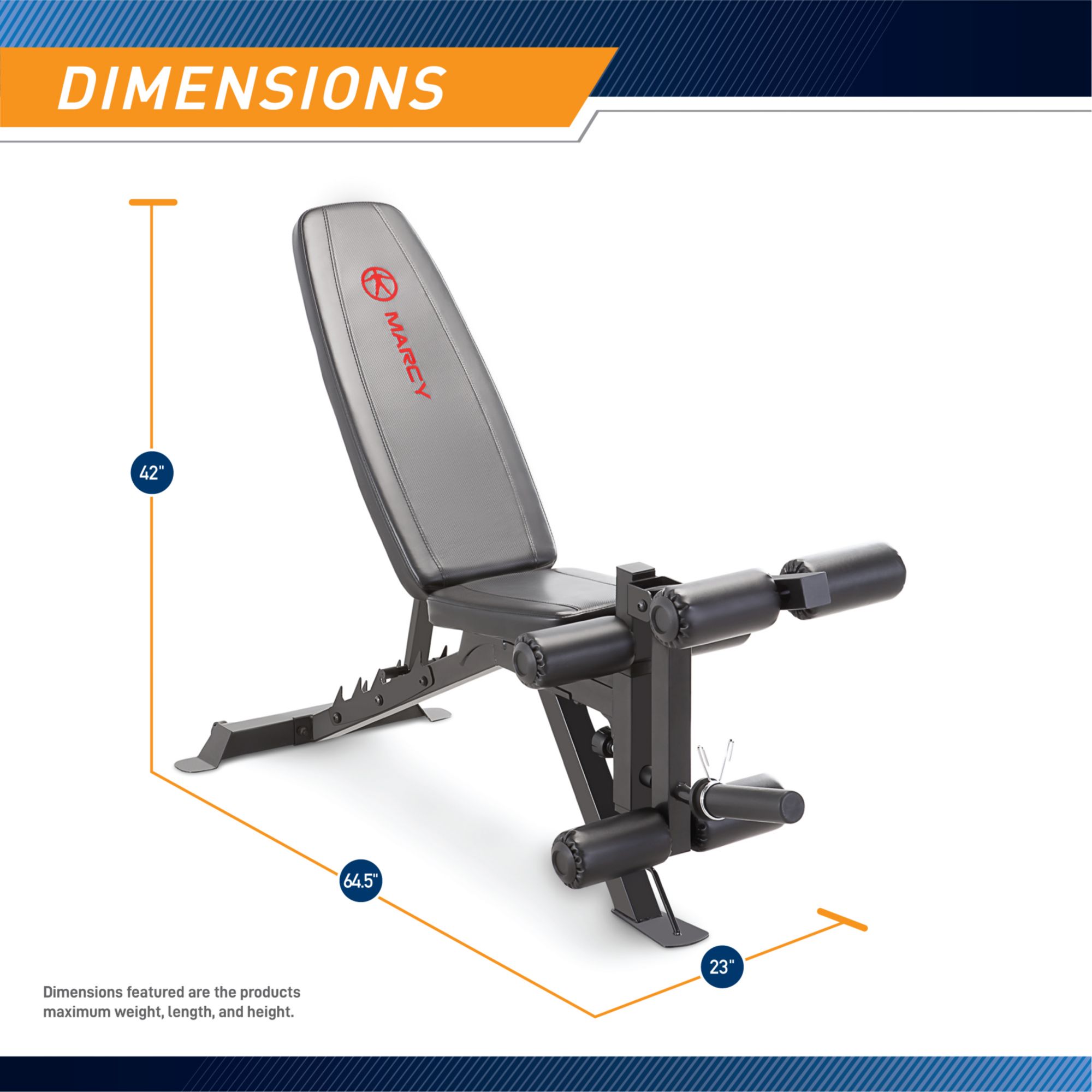 Marcy Deluxe Utility Weight Bench product image