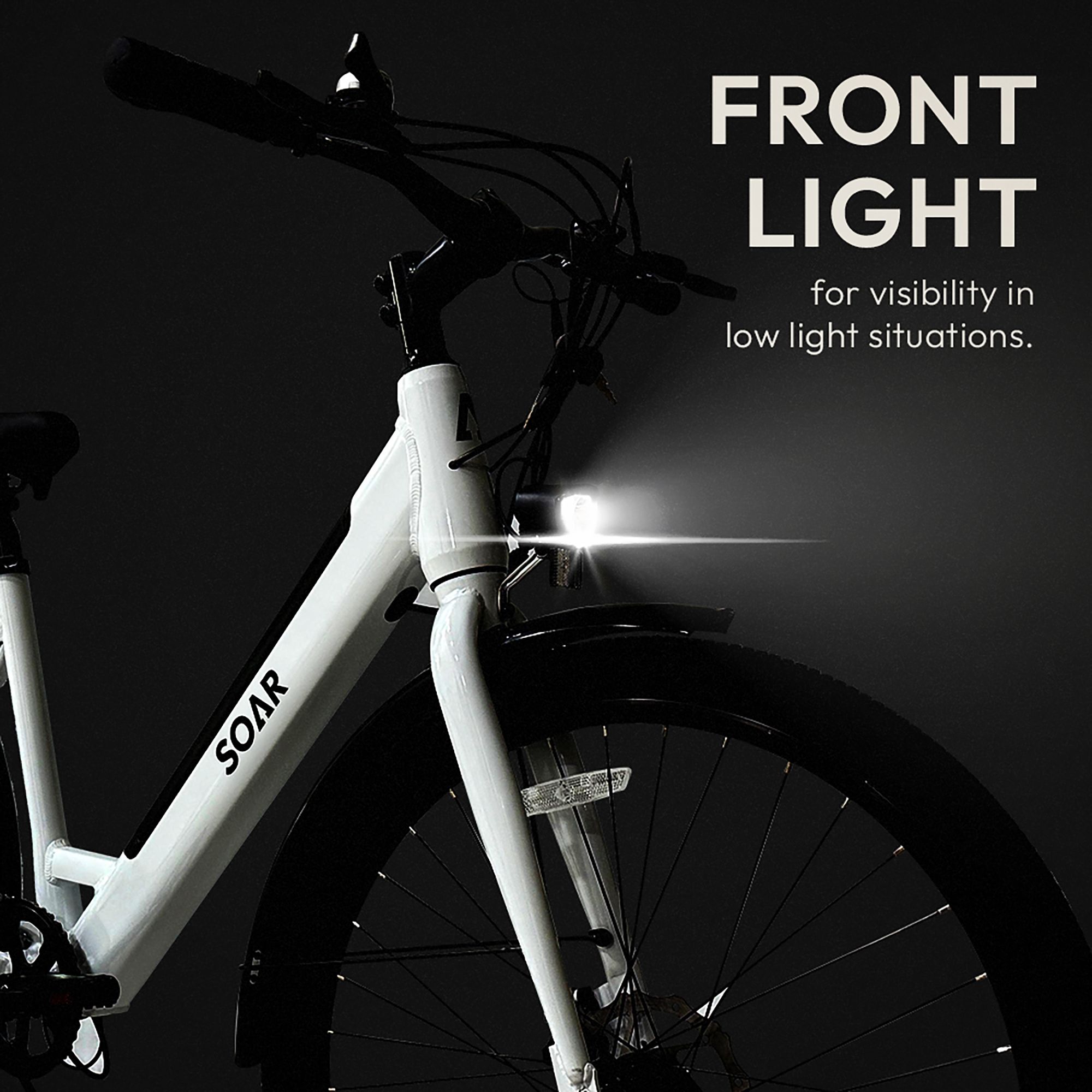 Soar Adult 27.5” City Step-Through Electric Hybrid Bike product image