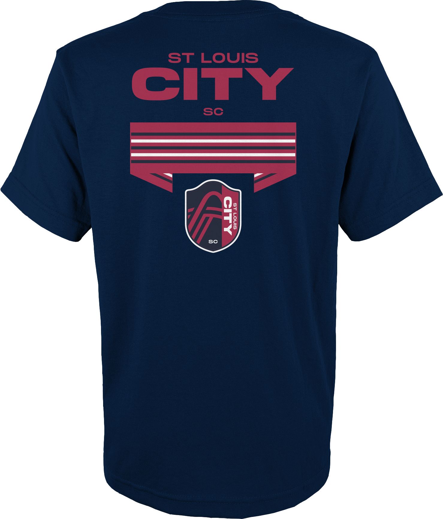 MLS Youth St. Louis City SC Slogan Navy T-Shirt product image