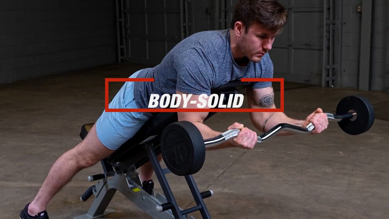 Body-Solid Fixed Curl Barbell – Set of 10 product