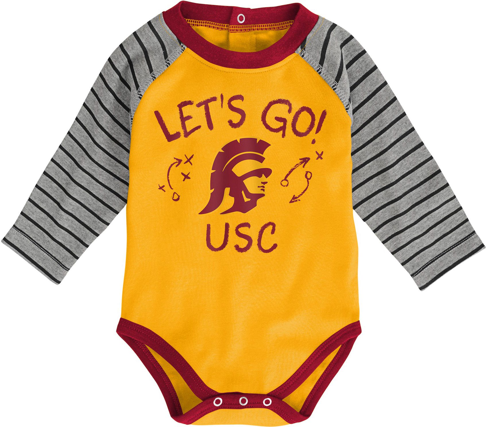 USC Authentic Apparel Toddler USC Trojans Touchdown 2-Piece Creeper Set product image