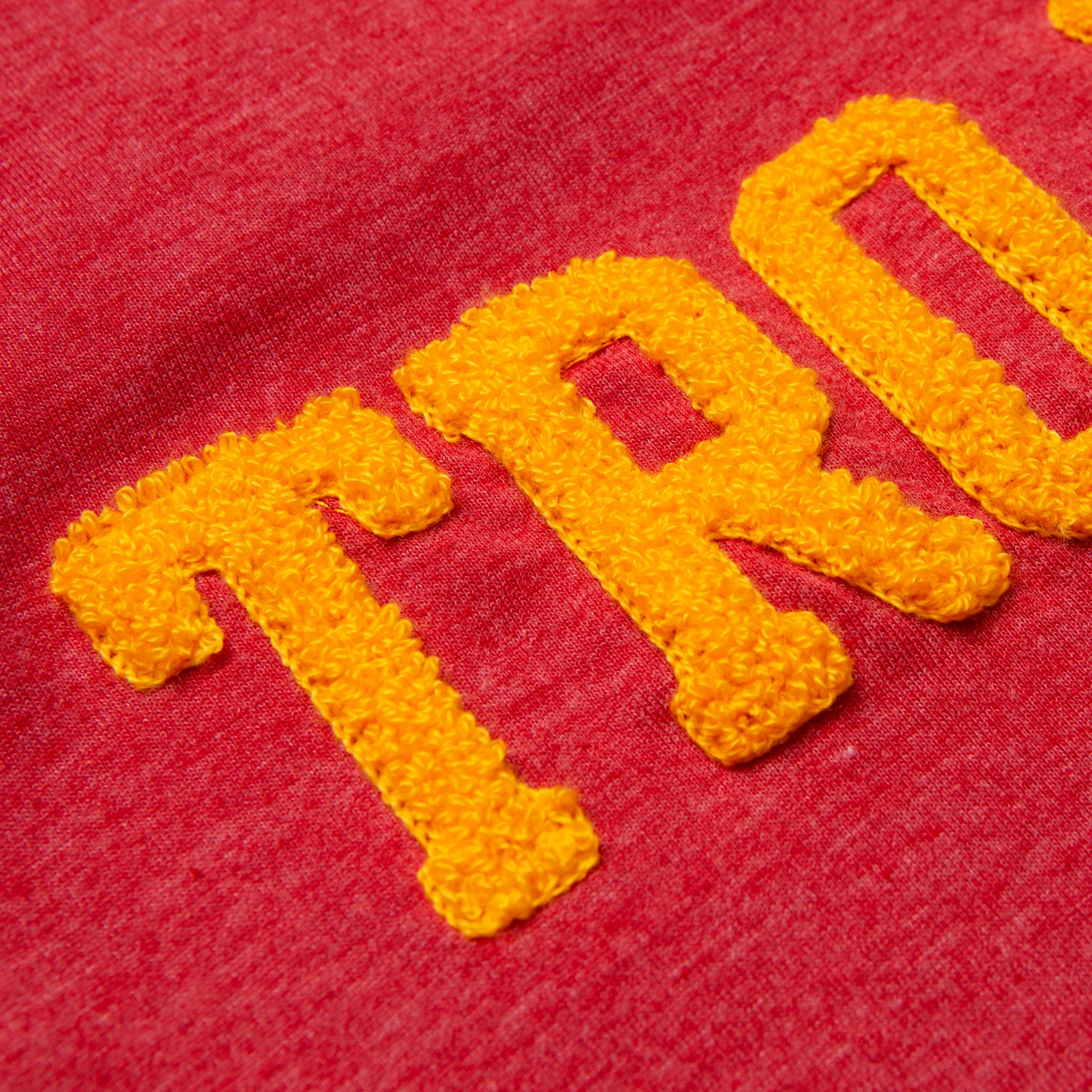 USC Authentic Apparel Women's USC Trojans Crimson Rosie Striped V-Neck T-Shirt product image