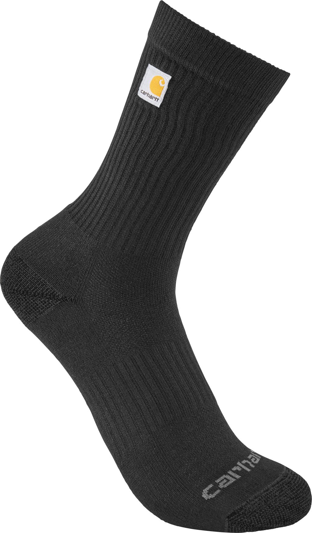 Carhartt Men's Midweight Logo Crew Socks - 2 Pack