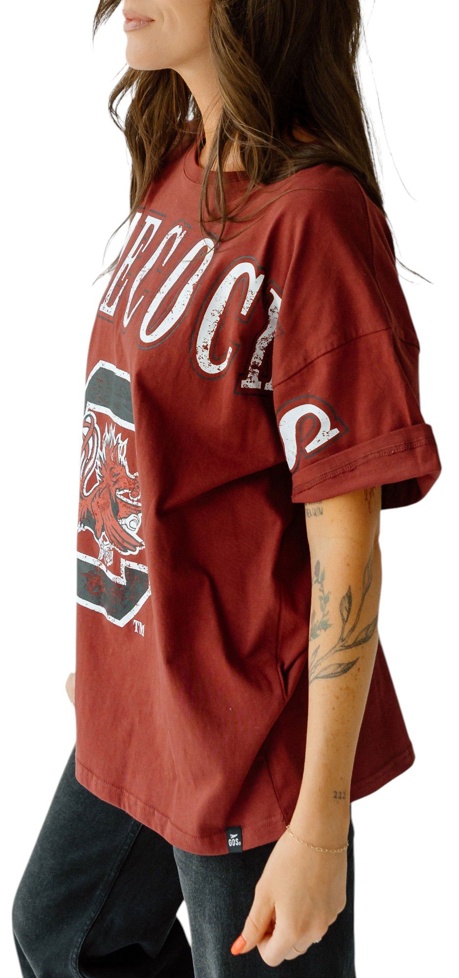 Gameday Social Women's South Carolina Gamecocks Maroon The Band Short Sleeve T-Shirt product image