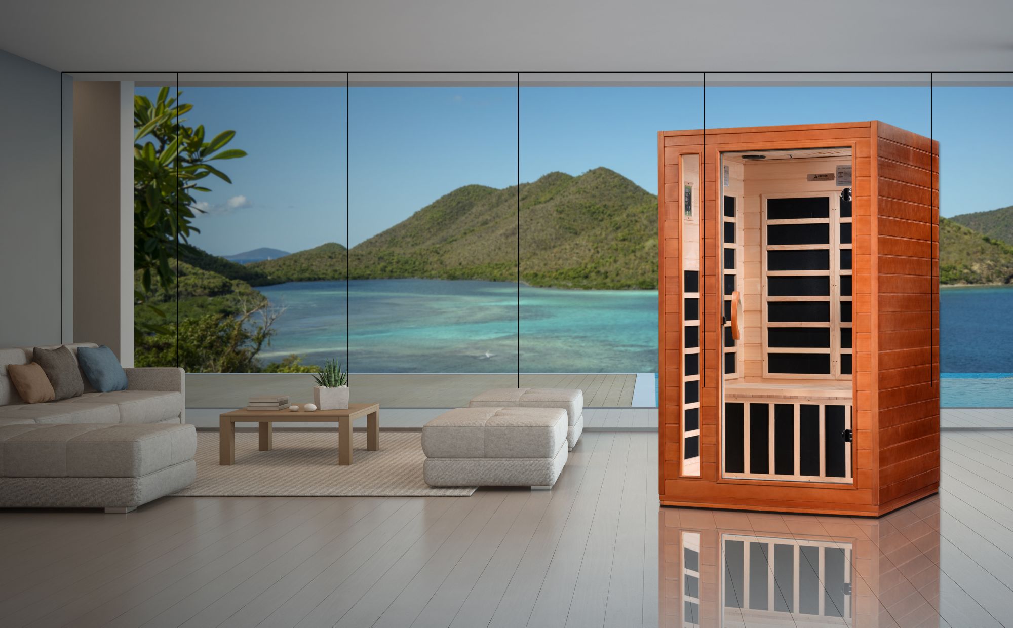 EZLife 2 Person ULTRA Low EMF Far Infrared Sauna product image