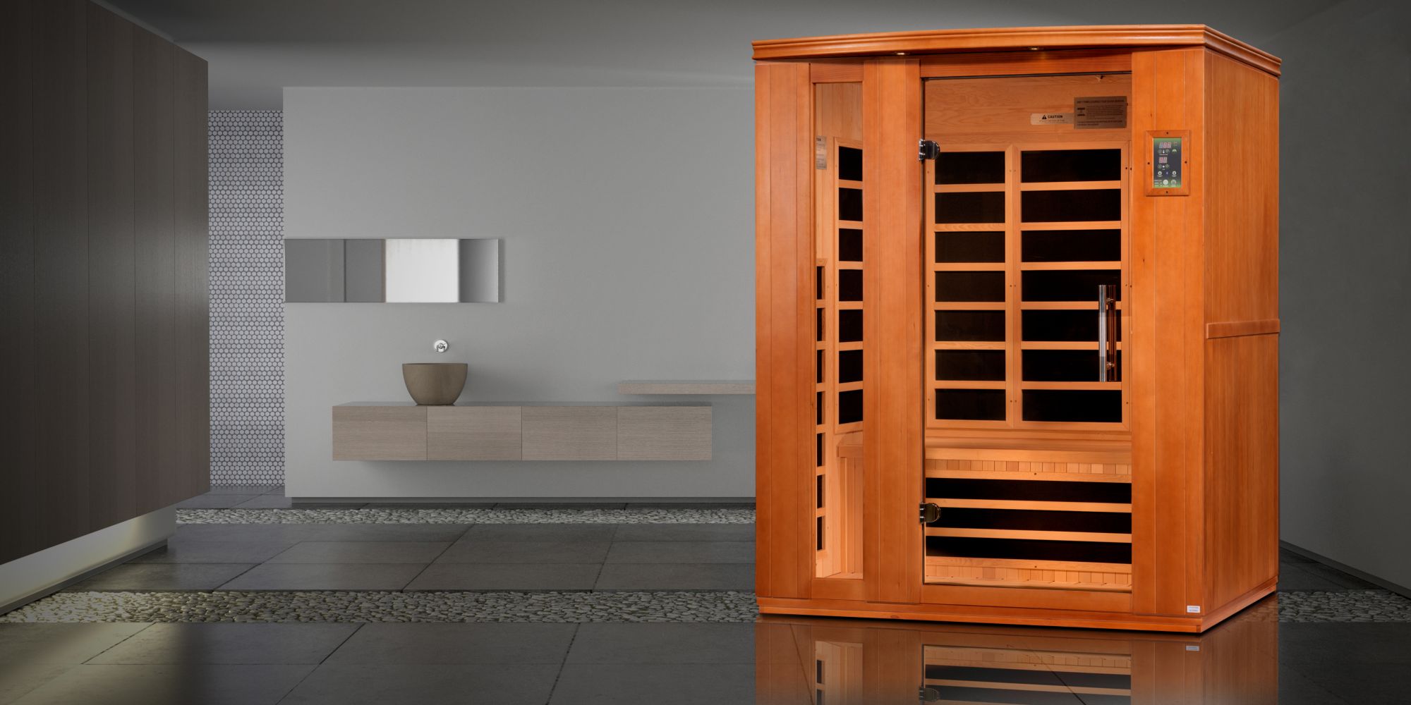 EZLife 3 Person ULTRA Low EMF Far Infrared Sauna product image