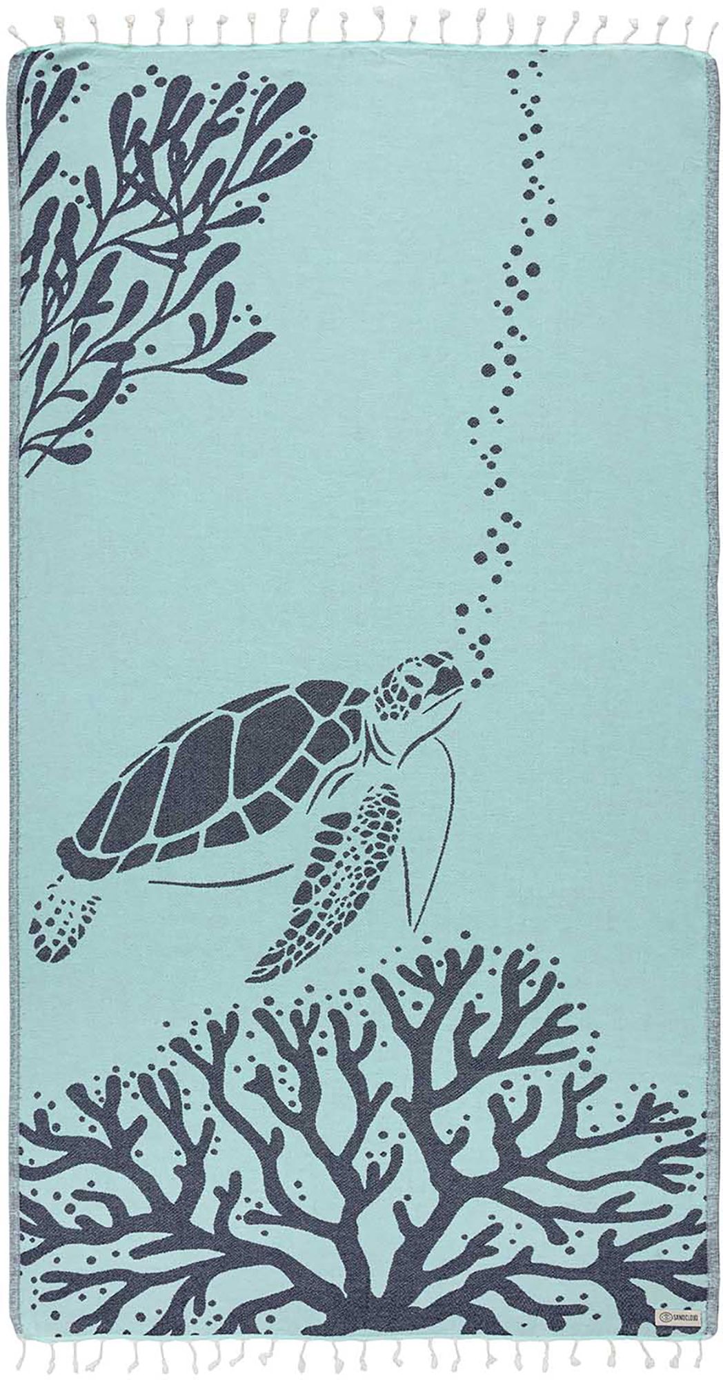 Sand Cloud Bubbles Turtle Towel product image