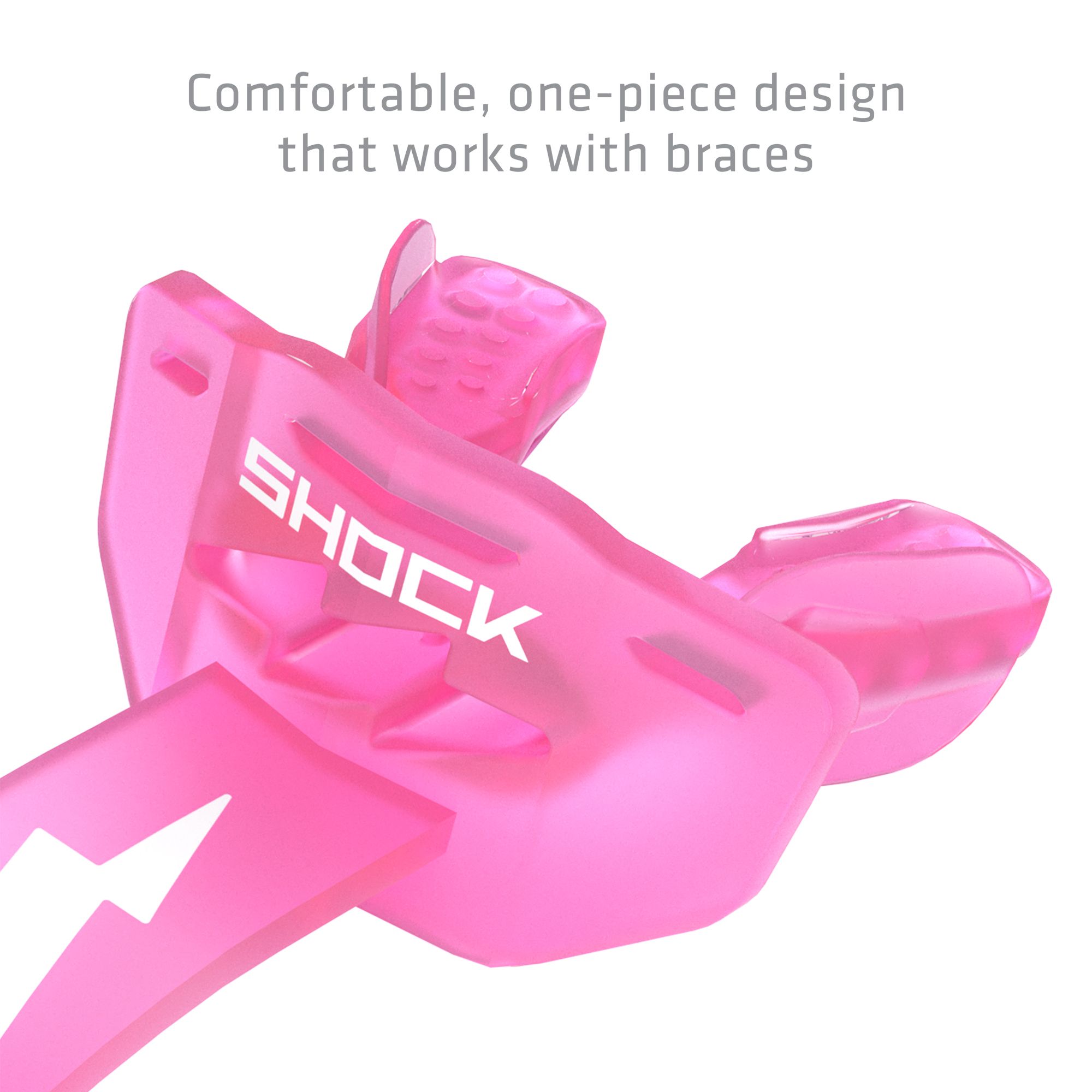 Shock Doctor Thunder Bolt Lip Guard - Translucent product image