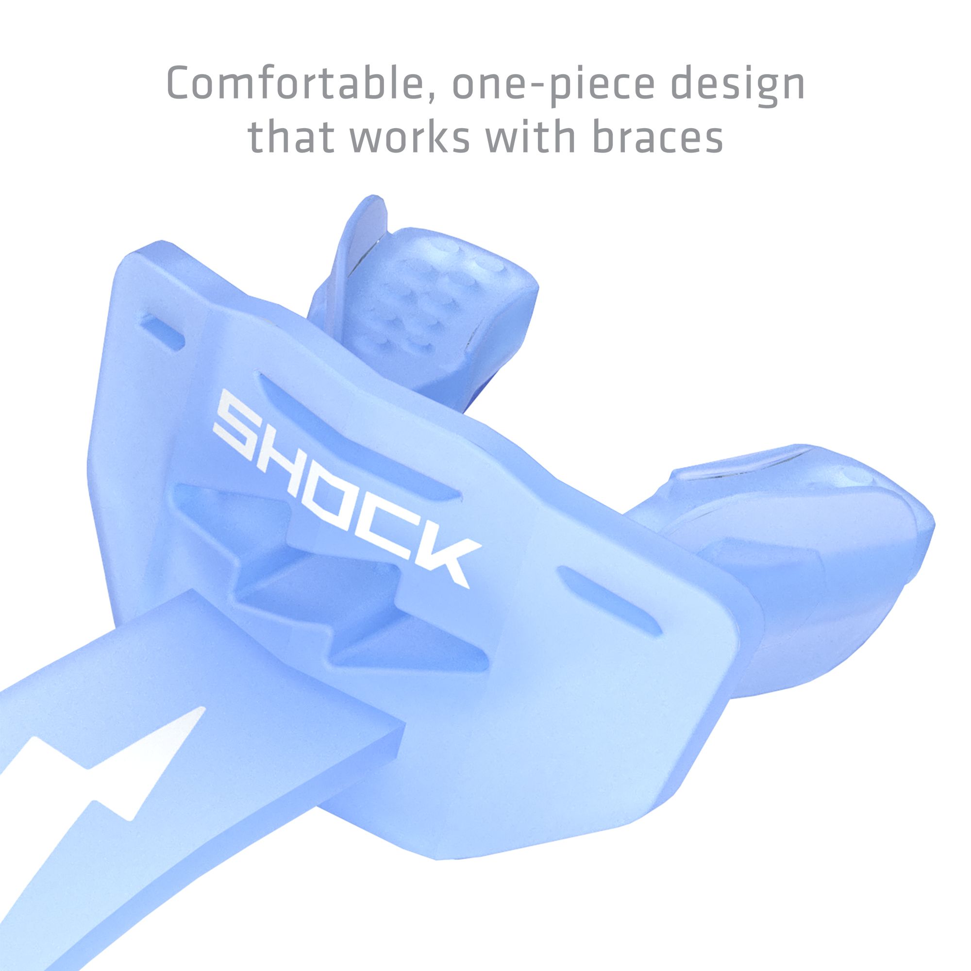 Shock Doctor Thunder Bolt Lip Guard - Translucent product image