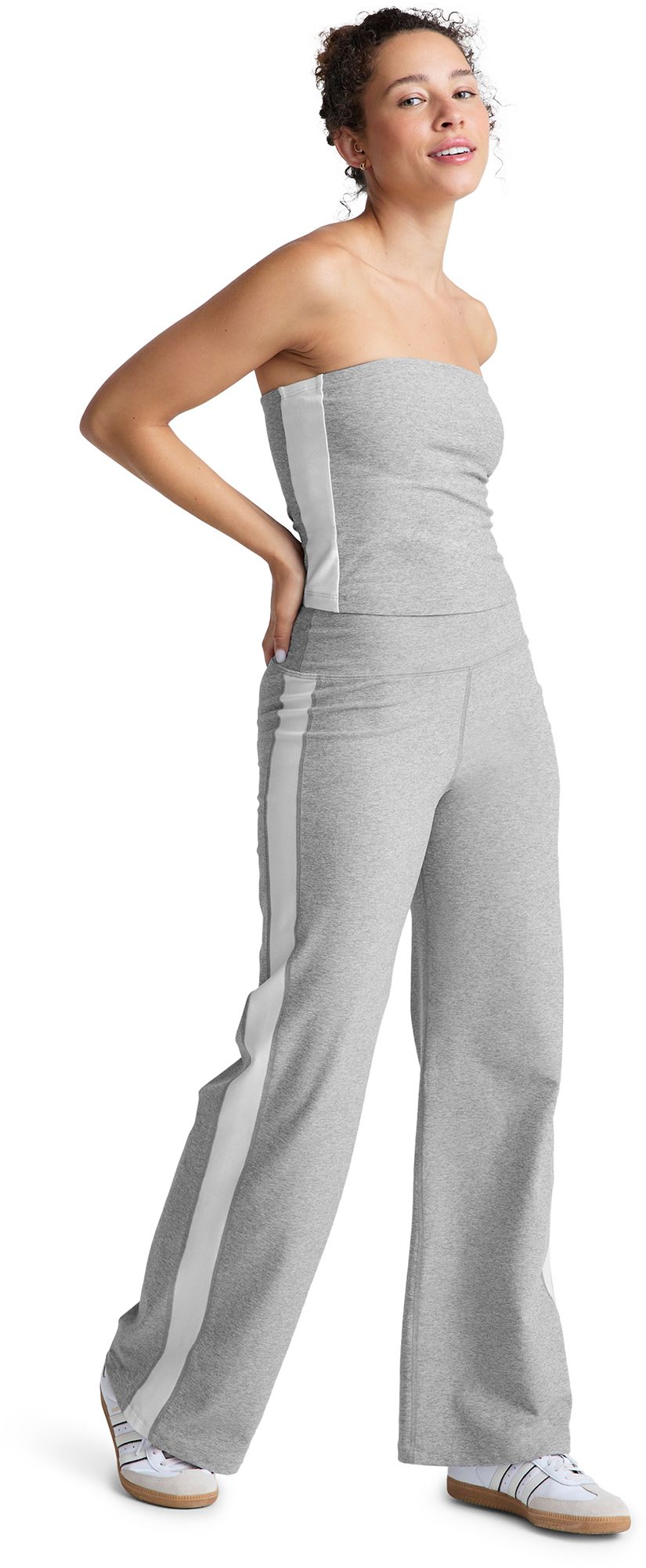 Beyond Yoga Women's Spacedye Laid Back Wide Leg Stripe Pants product image