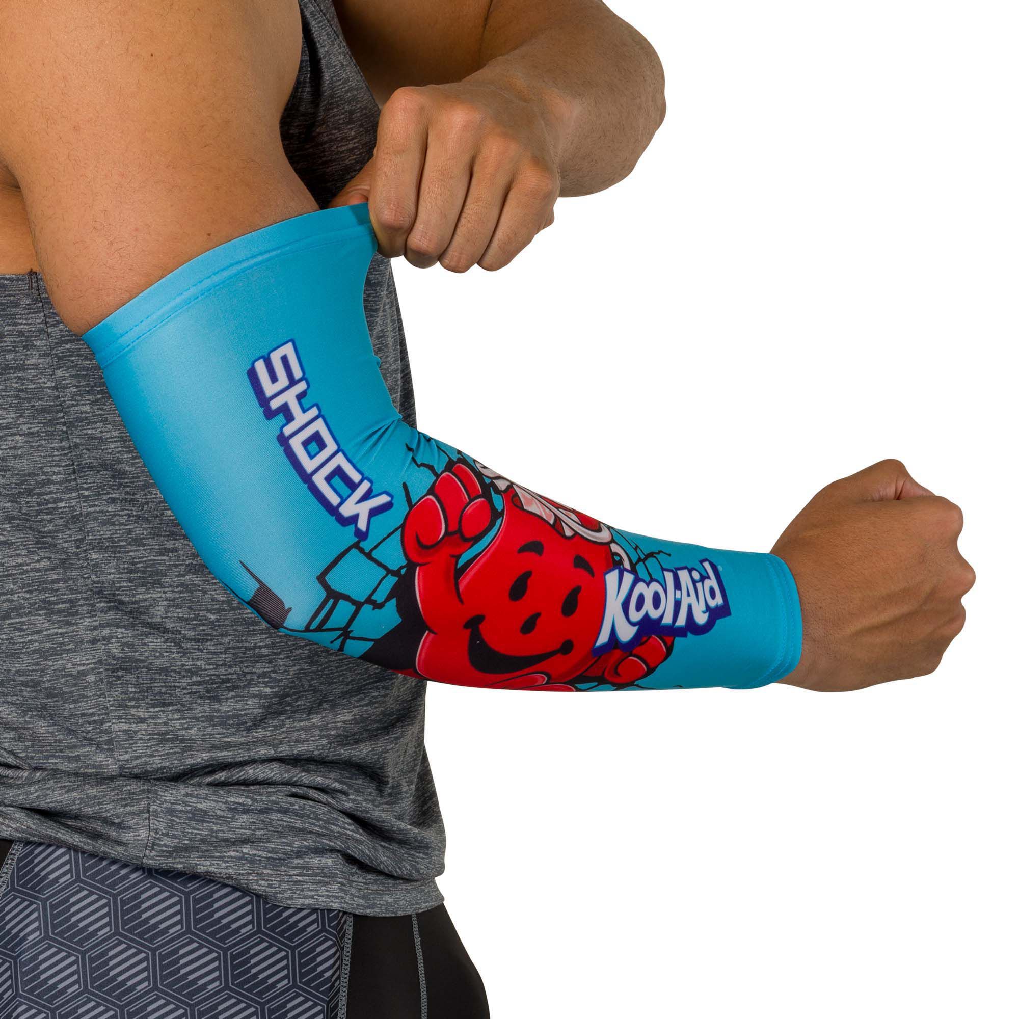 Shock Doctor Showtime Compression Football Arm Sleeve - Kool Aid product image