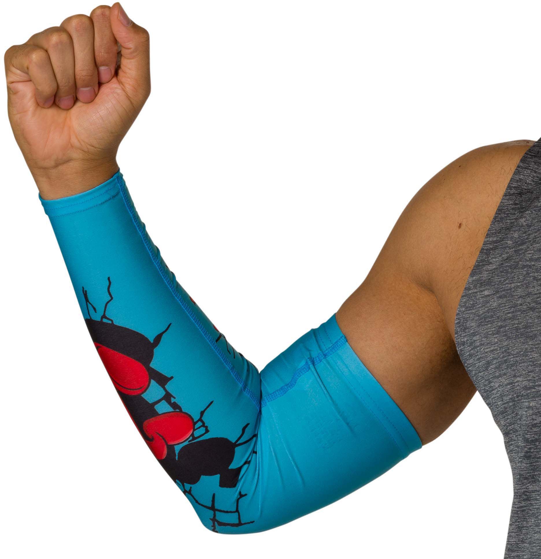 Shock Doctor Showtime Compression Football Arm Sleeve - Kool Aid product image