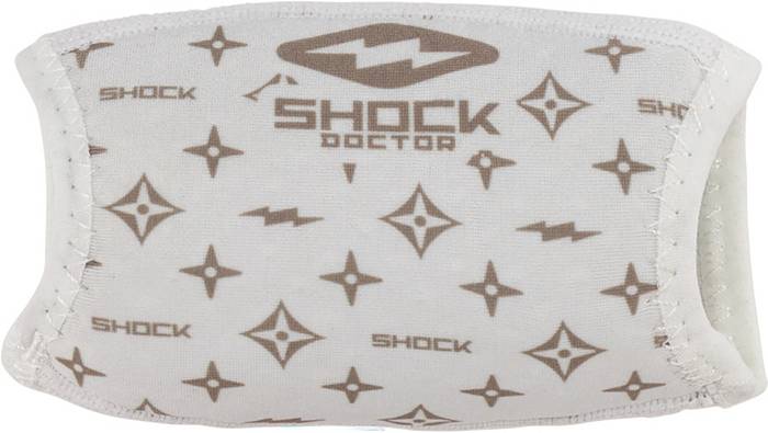 Shock Doctor Showtime Receiver Glove, White/Gold Card L
