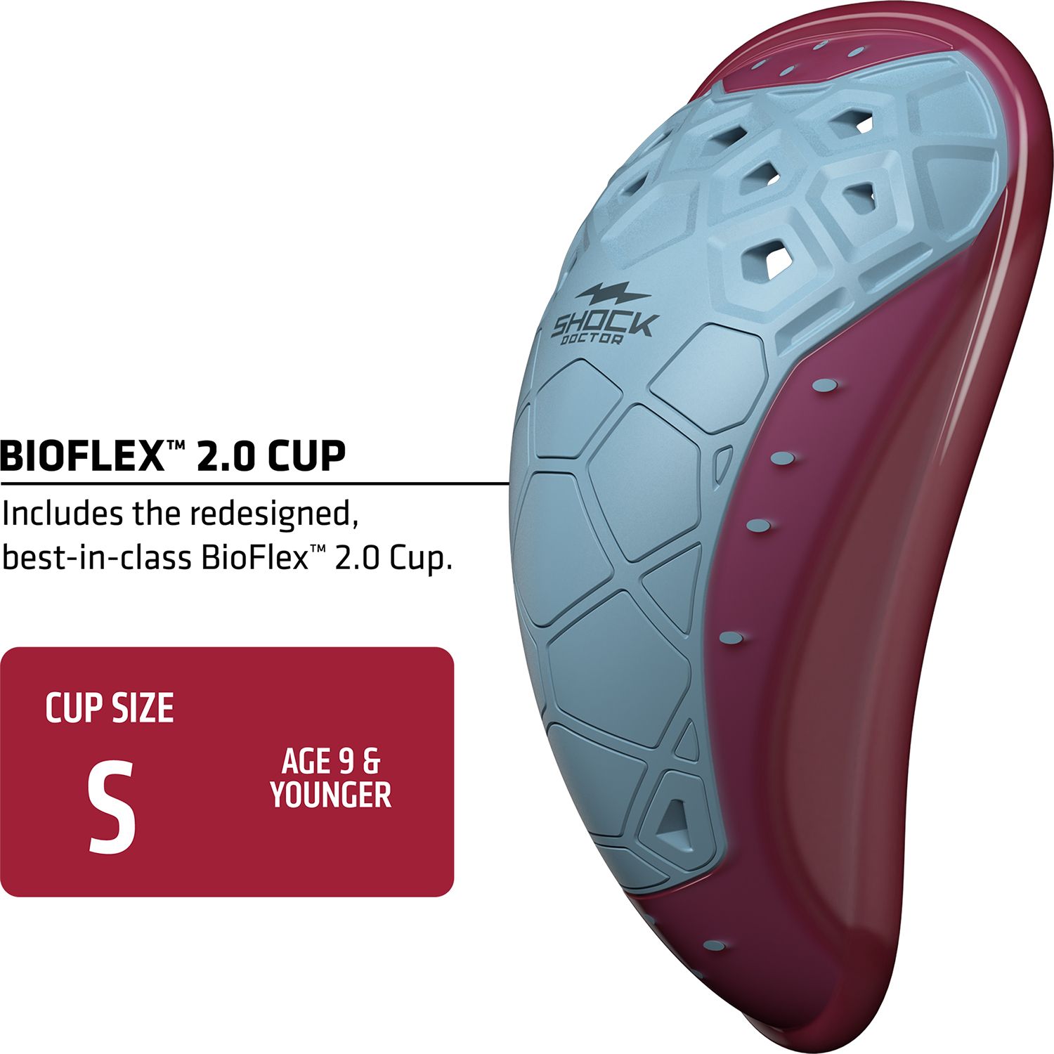 Shock Doctor Youth Core Brief w/ Bio-Flex 2.0 Cup – 2 Pack product image