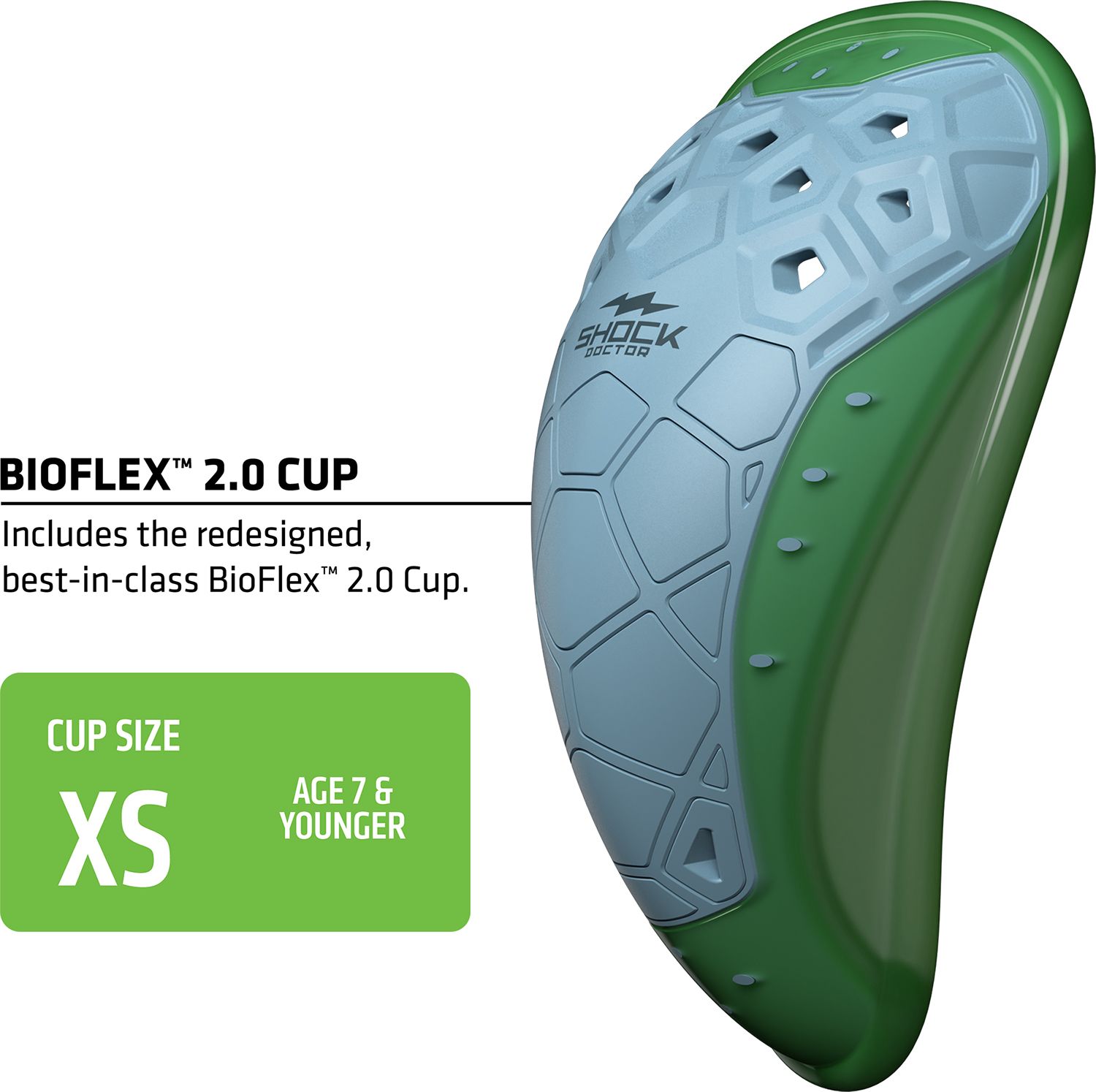 Shock Doctor Youth Core Brief w/ Bio-Flex 2.0 Cup – 2 Pack product image