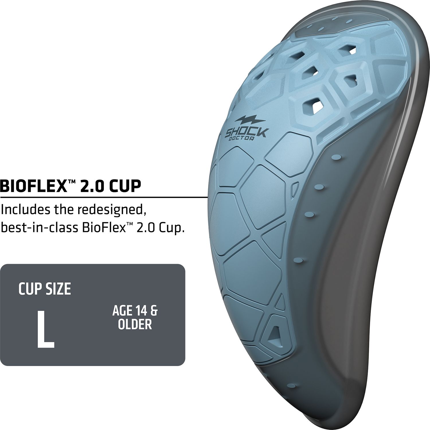 Shock Doctor Adult Core Compression Short w/ Bio-Flex 2.0 Cup product image