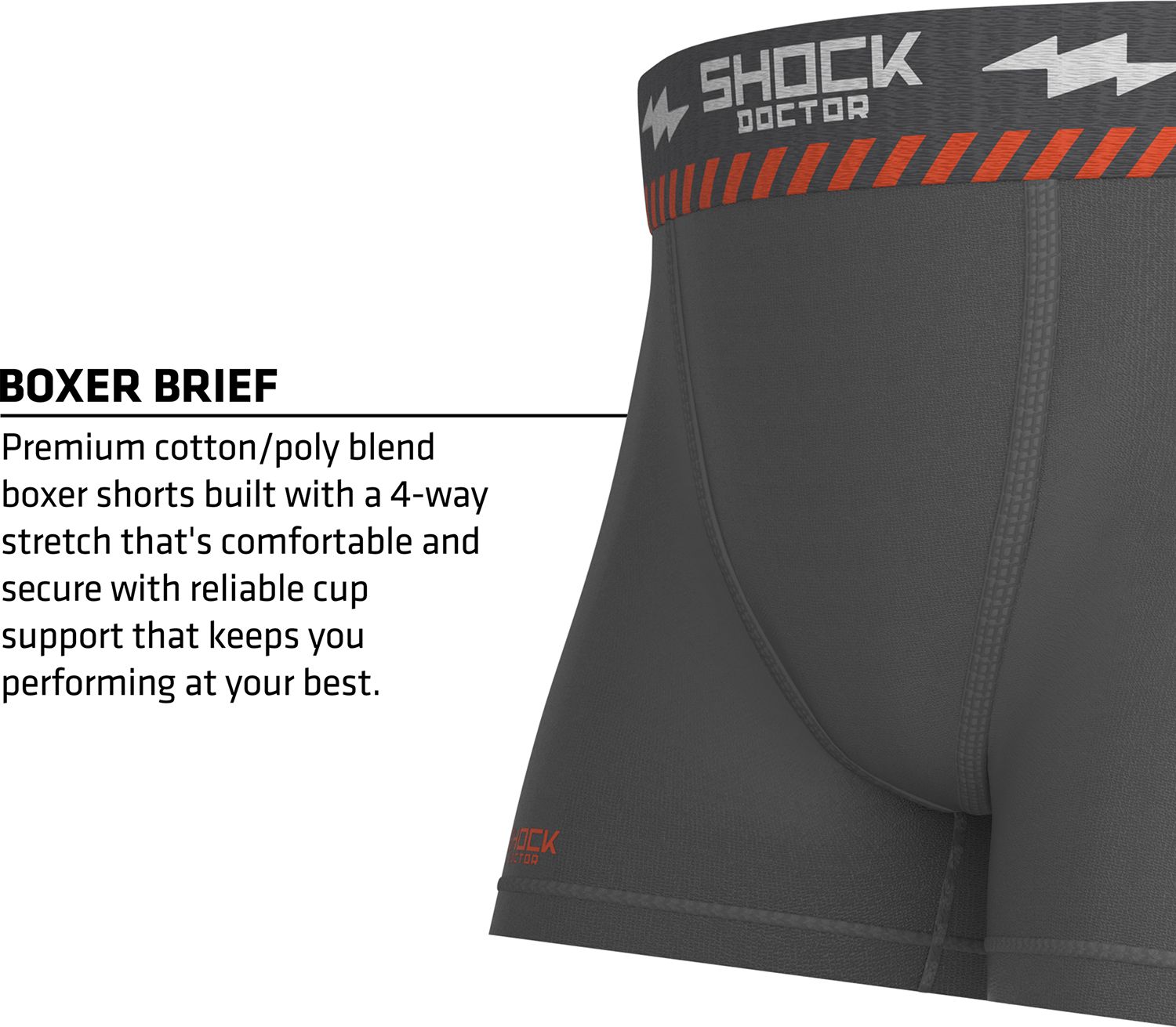 Shock Doctor Youth Boxer Brief w/ Ultra 2.0 Cup product image
