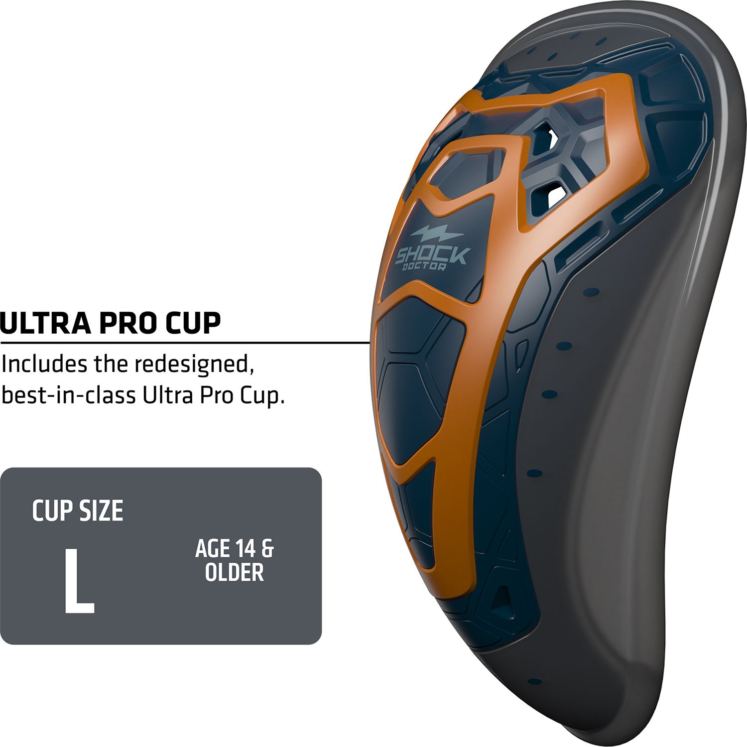 Shock Doctor Adult Compression Short w/ Ultra 2.0 Cup product image