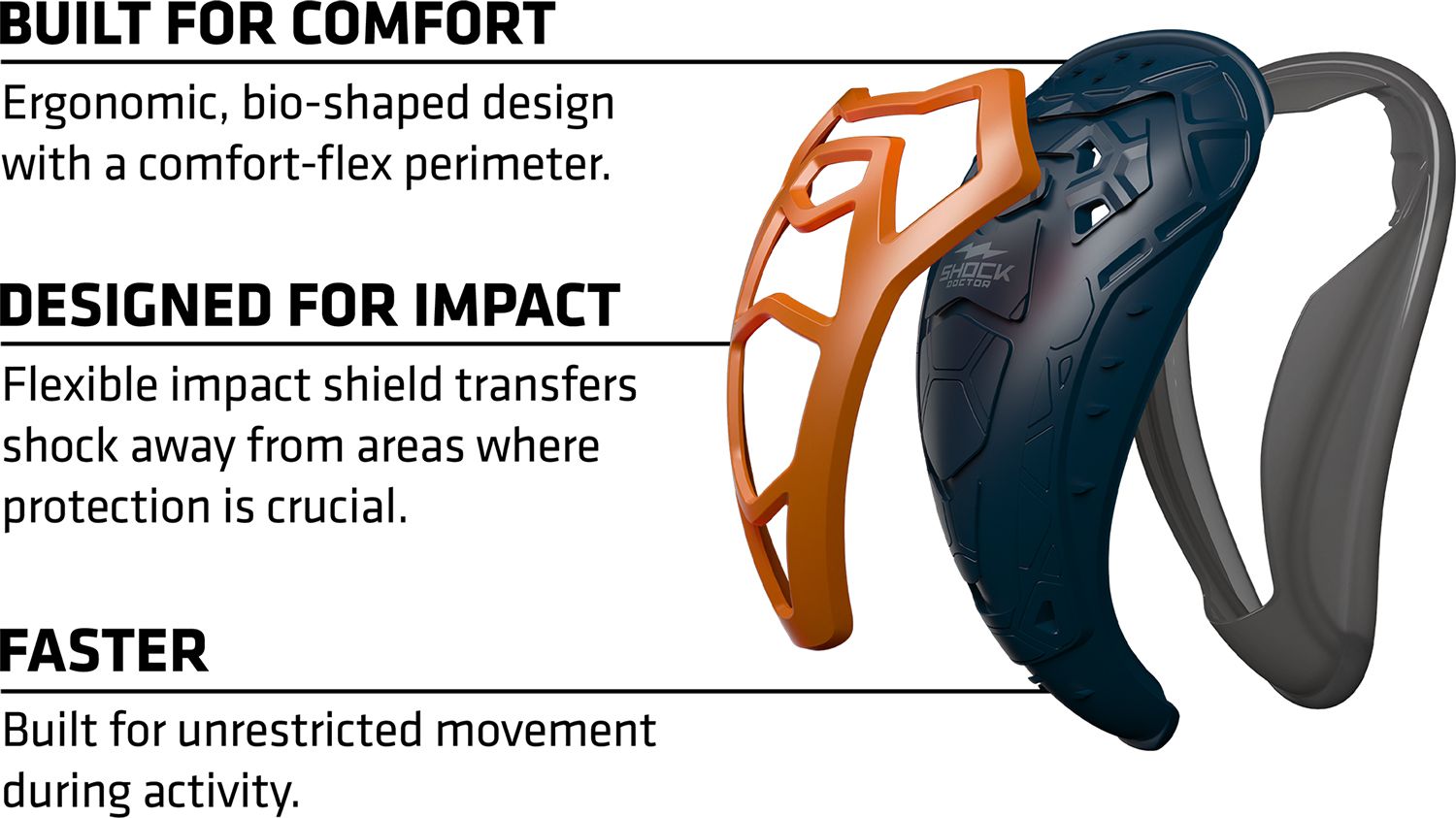 Shock Doctor Adult Compression Short w/ Ultra 2.0 Cup product image