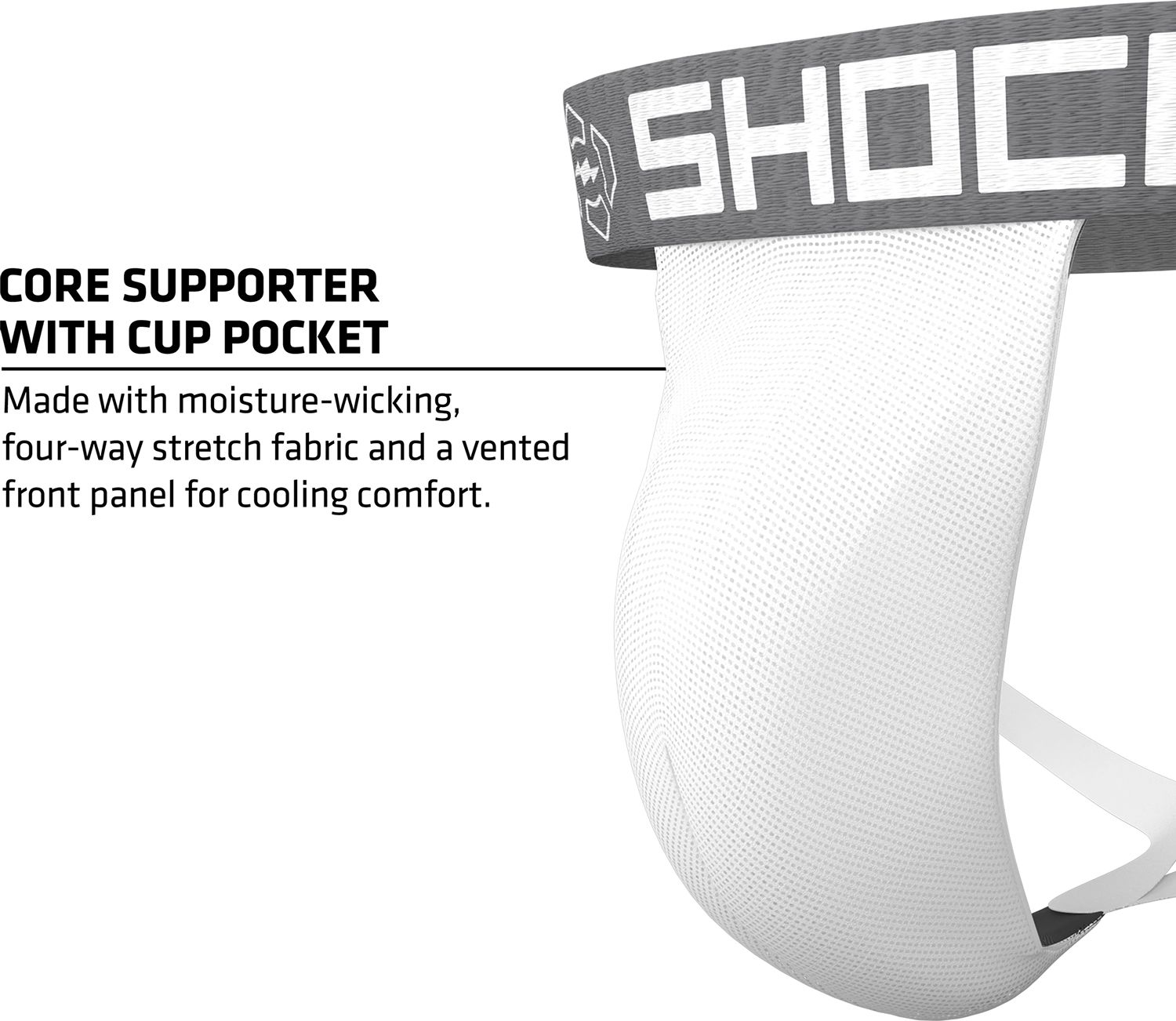 Shock Doctor Adult Core Supporter w/ Cup Pocket product image