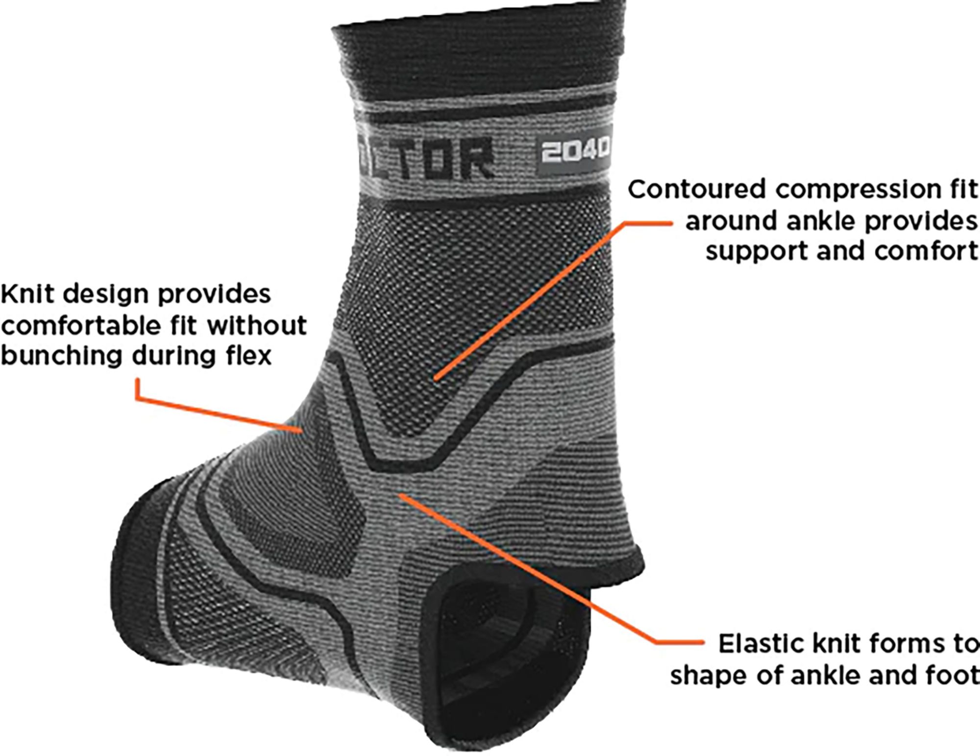 Shock Doctor Youth Compression Knit Ankle Sleeve product image