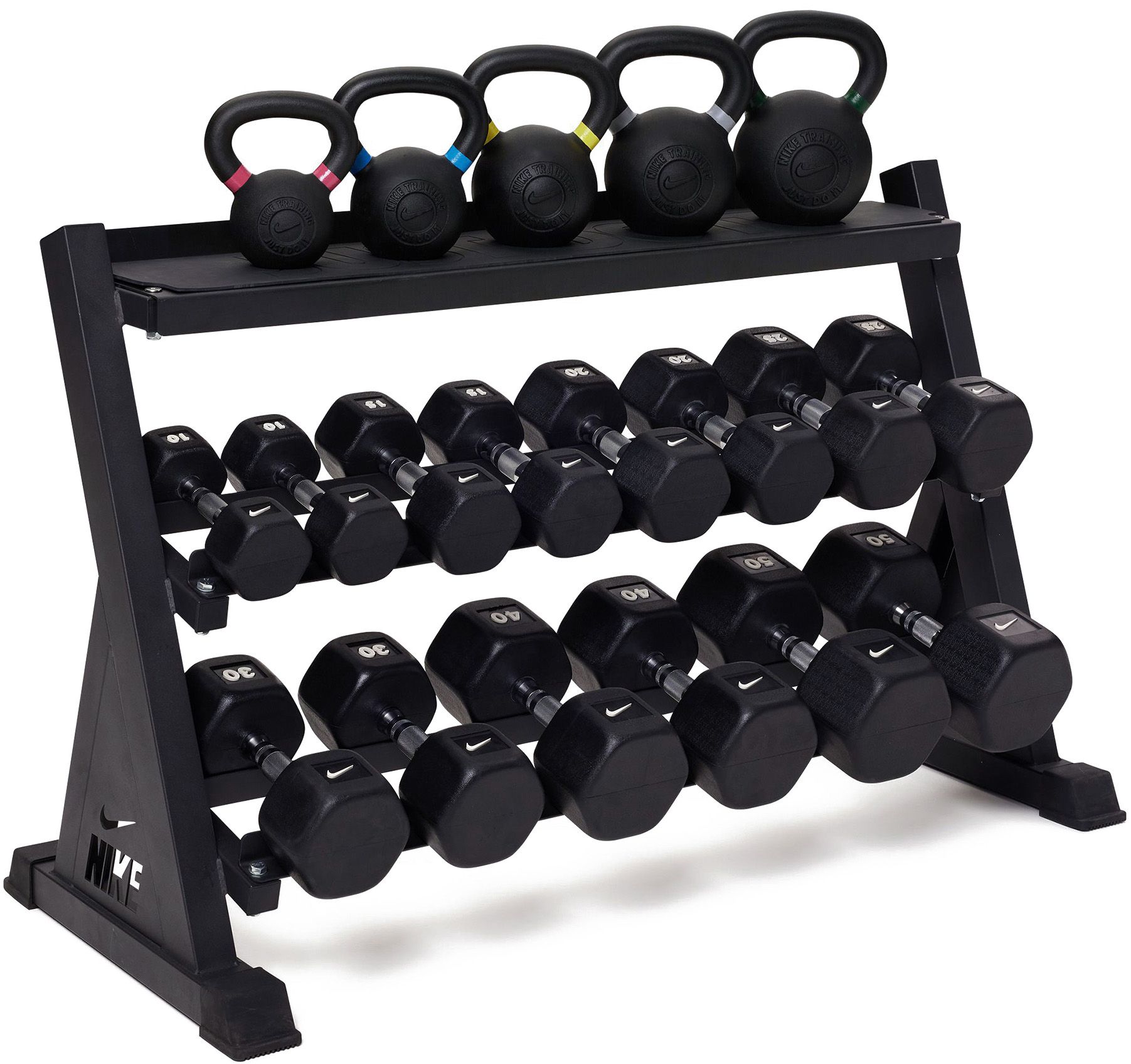 Nike Kettlebell & Dumbbell Storage Rack product image