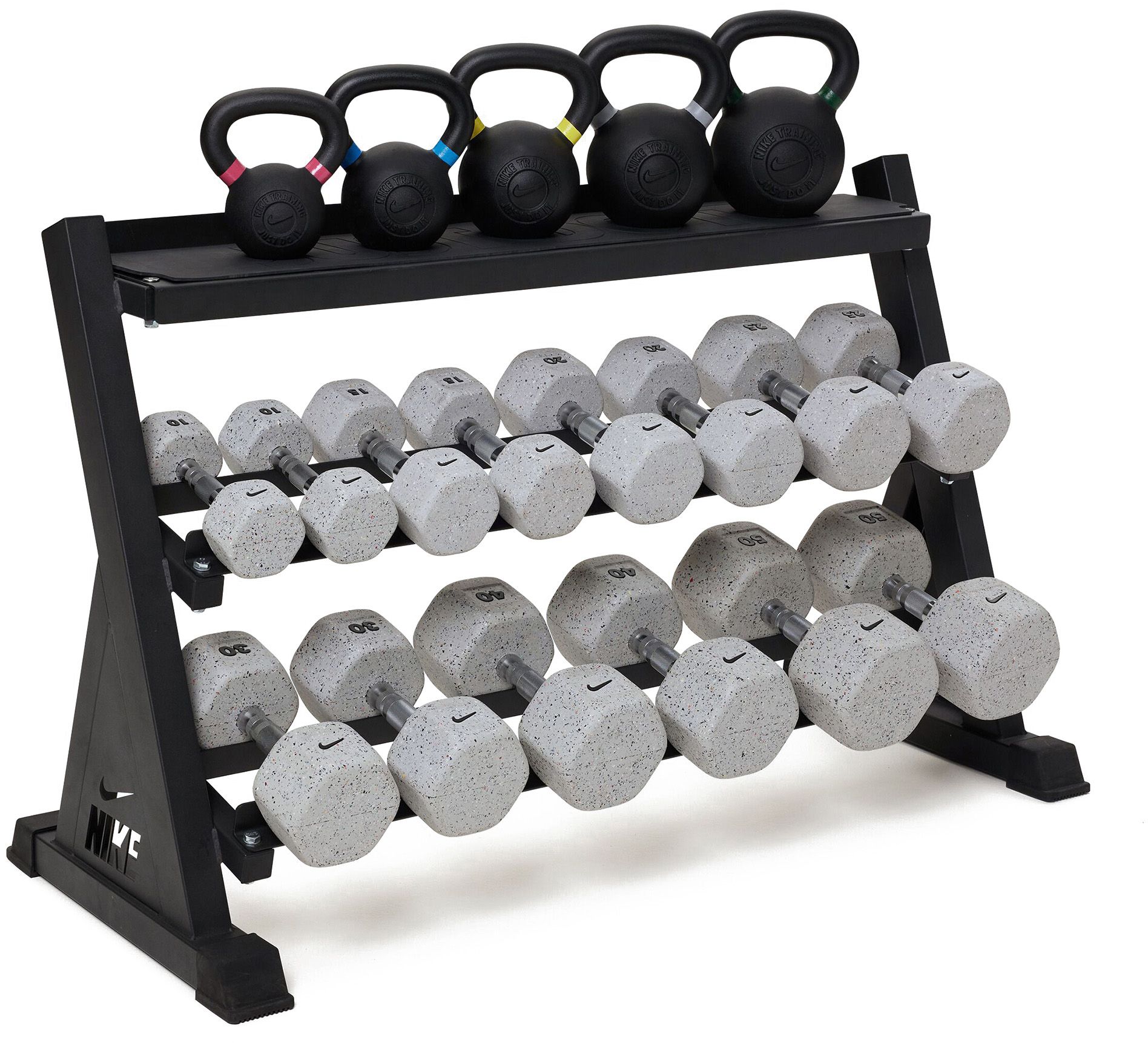 Nike Kettlebell & Dumbbell Storage Rack product image