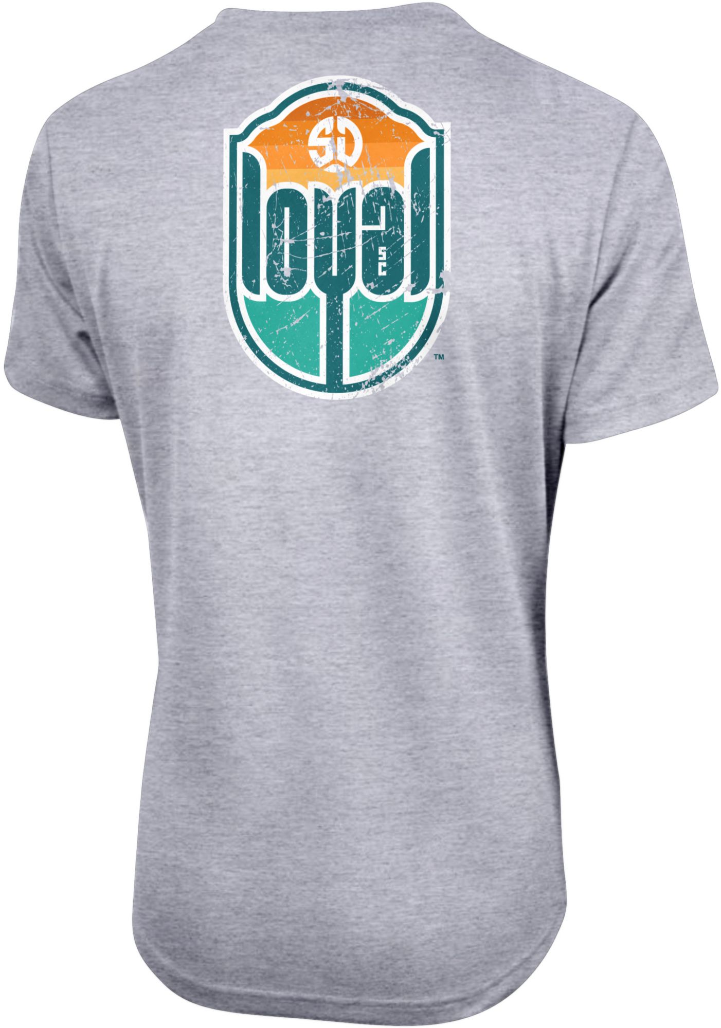 Icon Sports Group Women's San Diego Loyal SC 2 Logo Grey T-Shirt product image