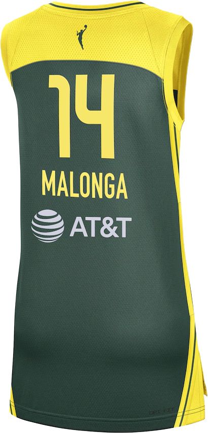 Nike Adult Seattle Storm Dominique Malonga #14 Green Replica Explorer Jersey product image
