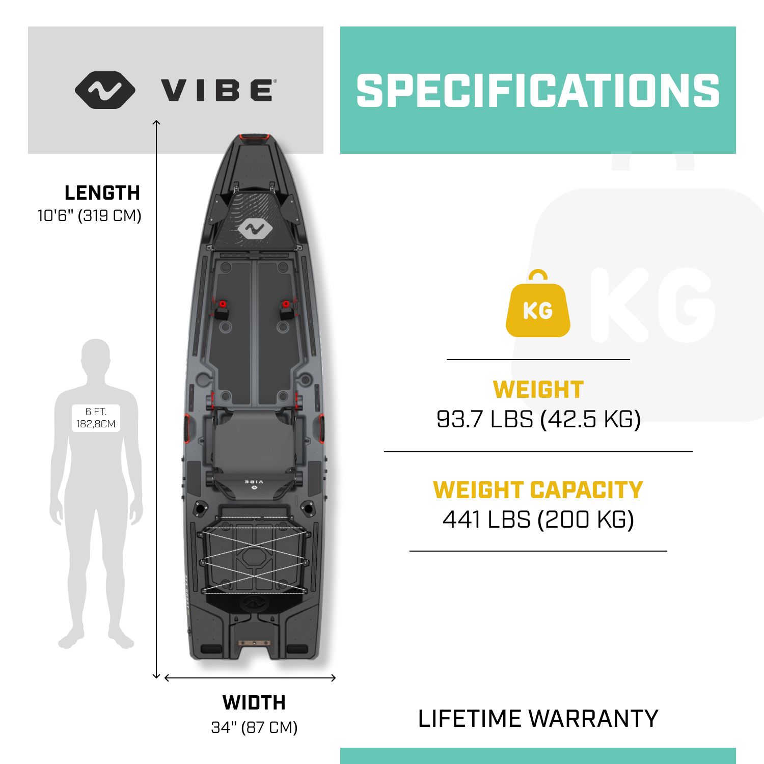 Vibe Sea Ghost 105 Kayak product image