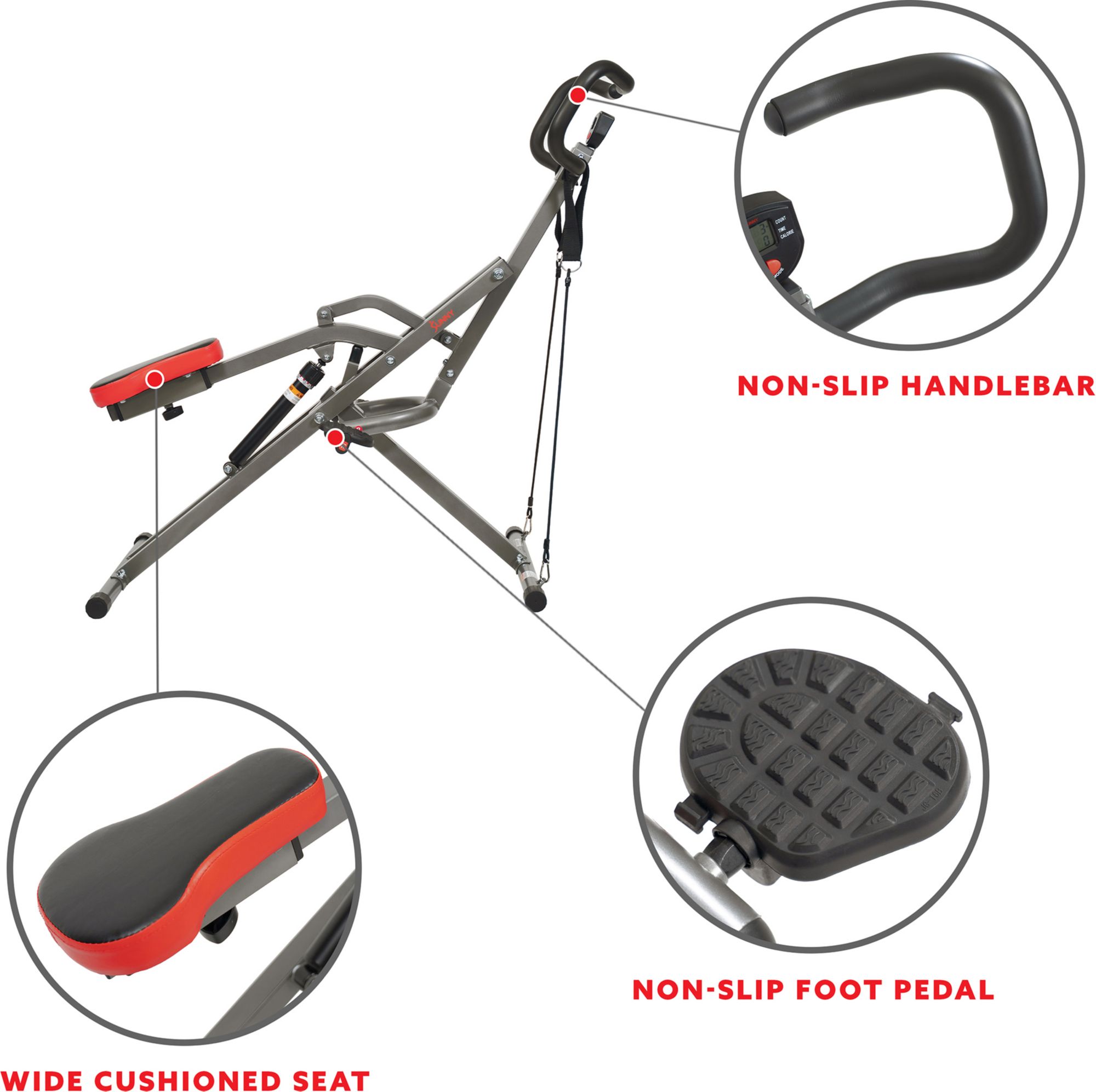 Sunny Health & Fitness Row-N-Ride PRO Trainer product image