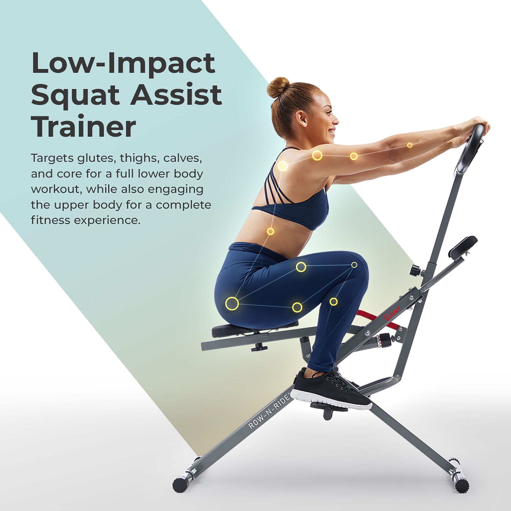 Sunny Health & Fitness Smart Row-N-Ride Exerciser product image