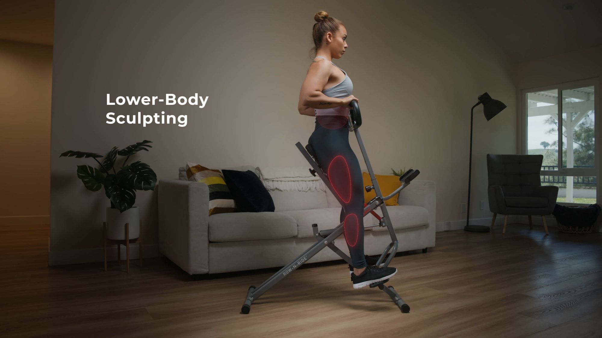 Sunny Health & Fitness Smart Row-N-Ride Exerciser product