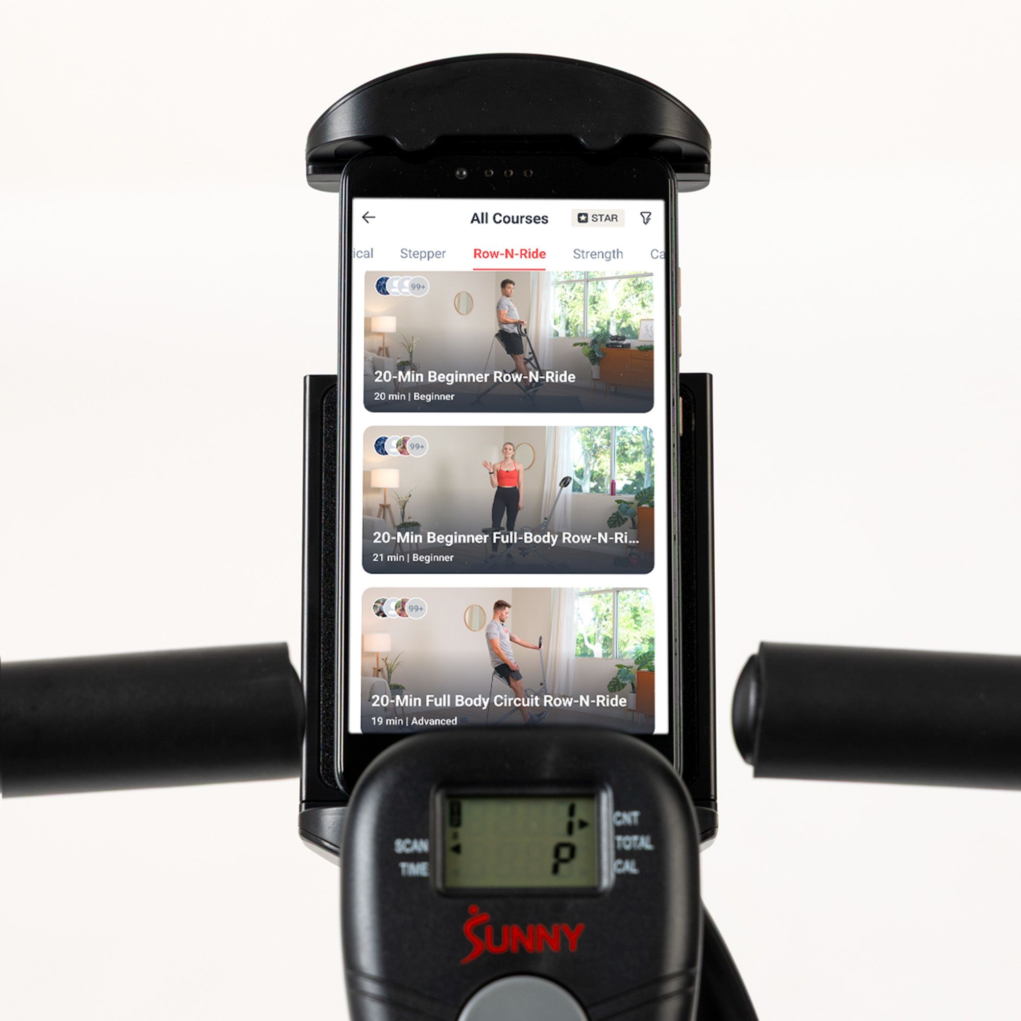 Sunny Health Smart Row N Ride Squat Machine product image