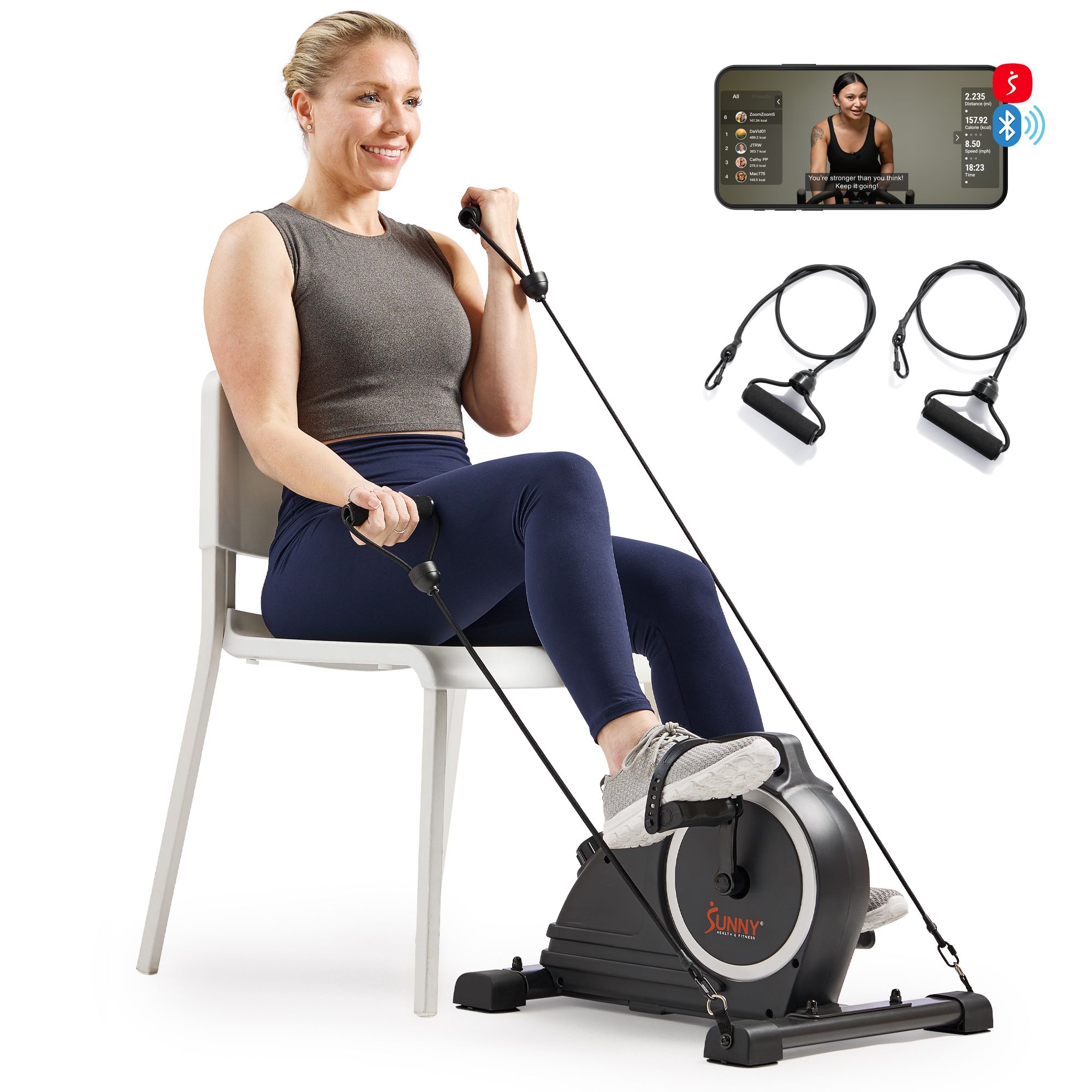 Sunny Health & Fitness Smart Mini Pedal Cycle product image
